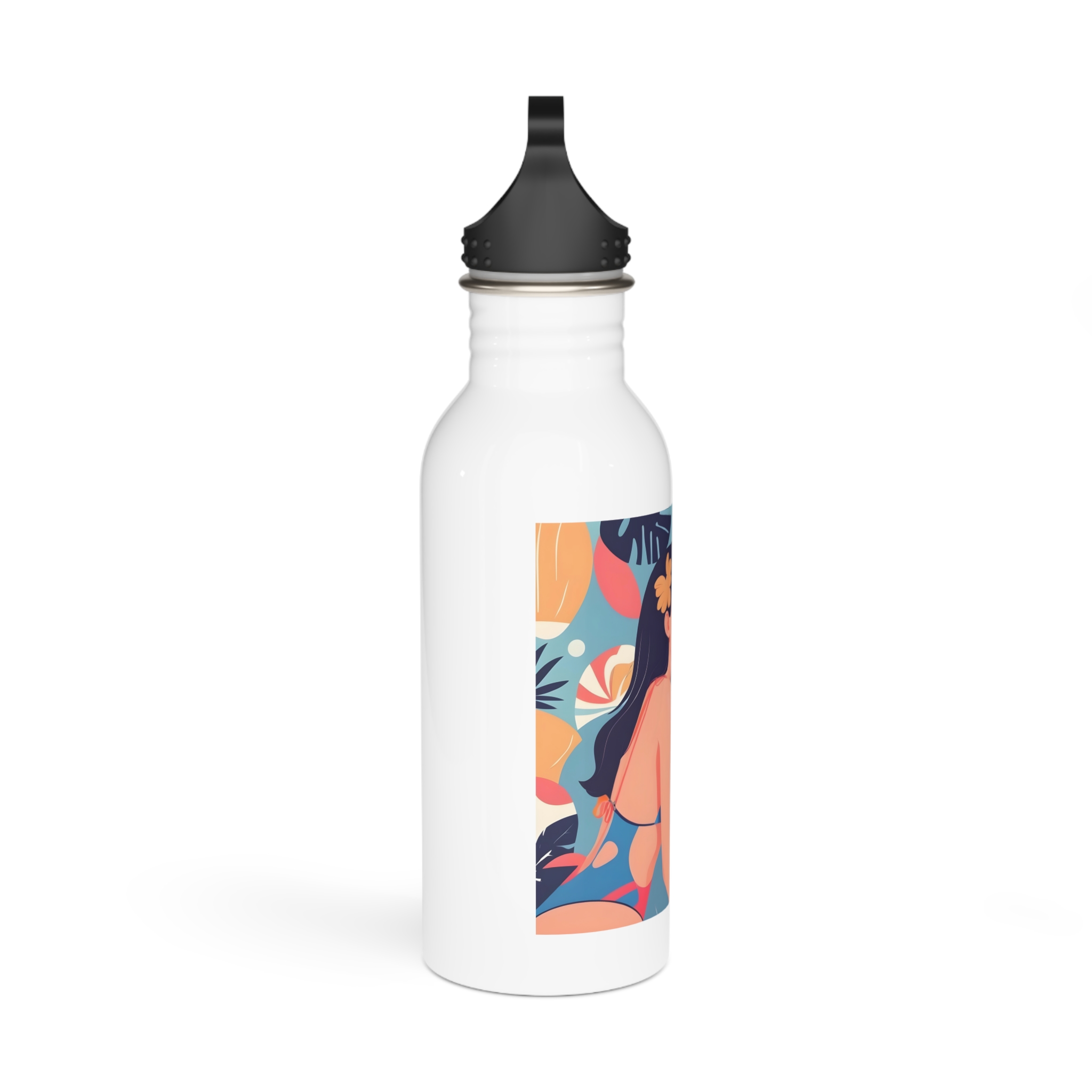 Lesbian Pride Design 7397DE Stainless Steel Water Bottle - Image 2