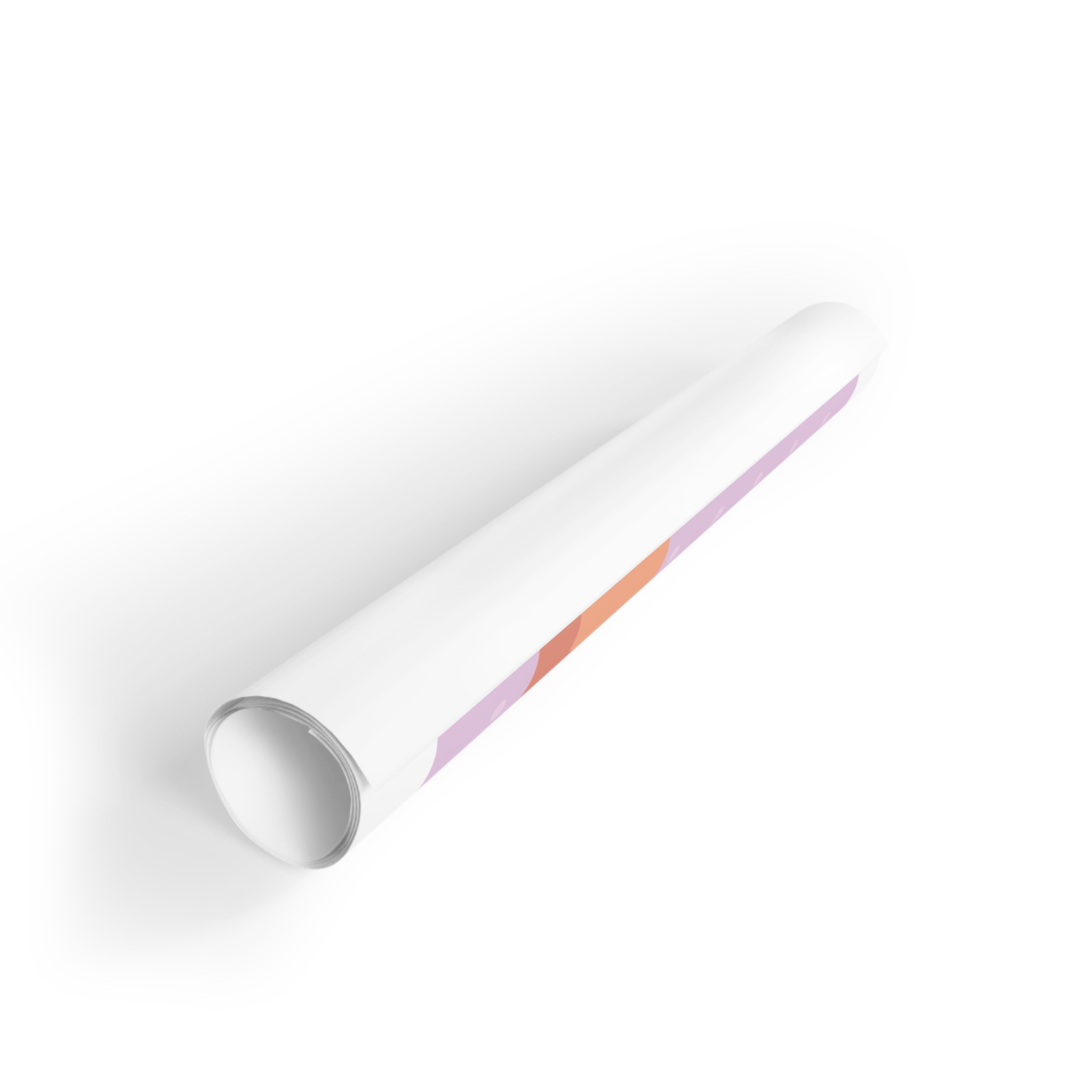 Pride Lettering With Rainbow Card Gift Wrapping Paper Rolls 1pc - Image 2
