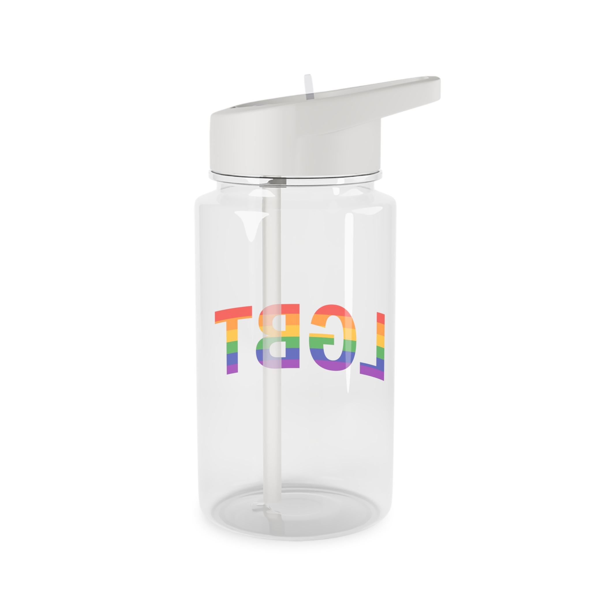 Lgbt Rainbow Colors Lgbt Logo Tritan Water Bottle - Image 2