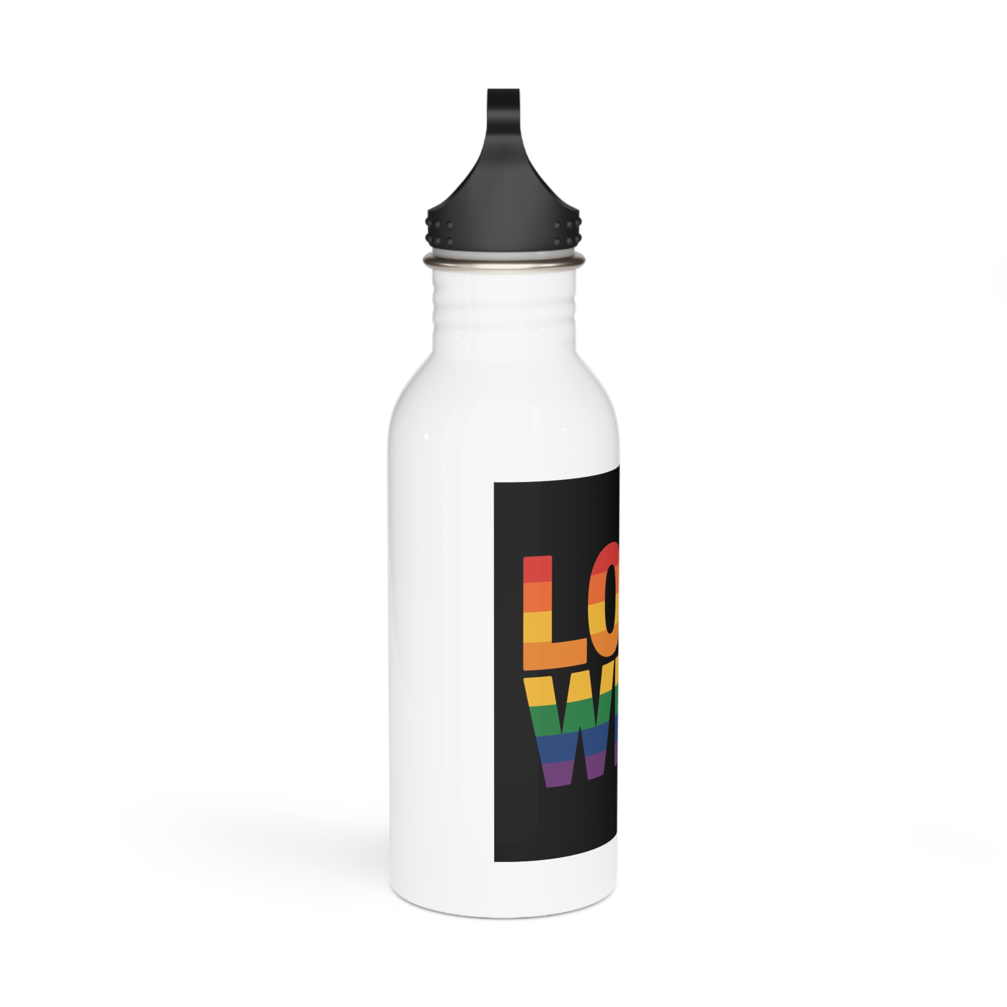 Lesbian Pride Design 7C796D Stainless Steel Water Bottle - Image 2