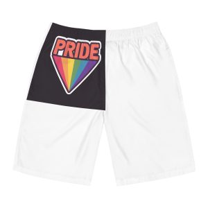 Pride With Rainbow Mens Board Shorts Aop