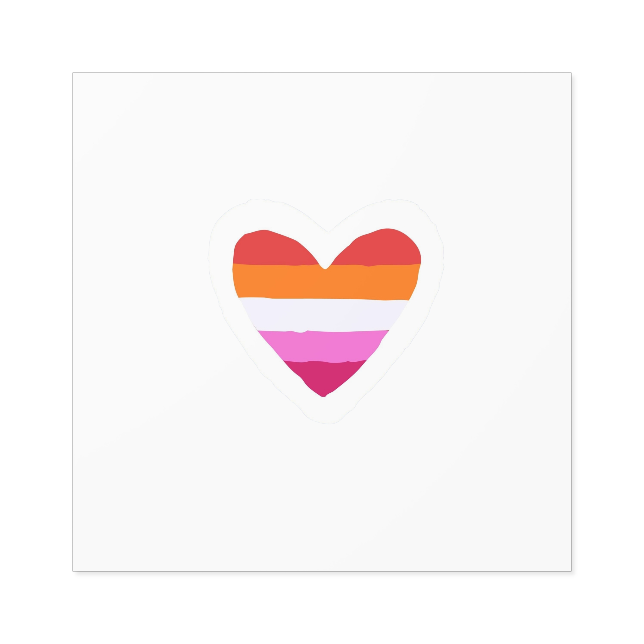 Lgbt Sticker Lgbtq Rainbow Lesbian Flag Heart Shape Acceptance Sexual Orientation Self Determination Homosexual Love Symbol Pride Month Flat Hand Drawn Isolated Vector Illustration Laminate Stickers... - Image 49