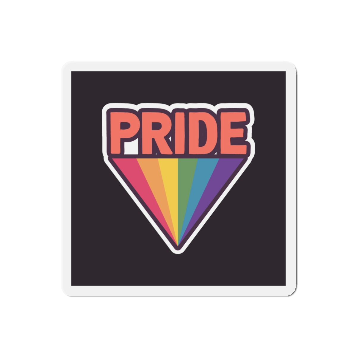 Pride With Rainbow Die Cut Magnets - Image 10