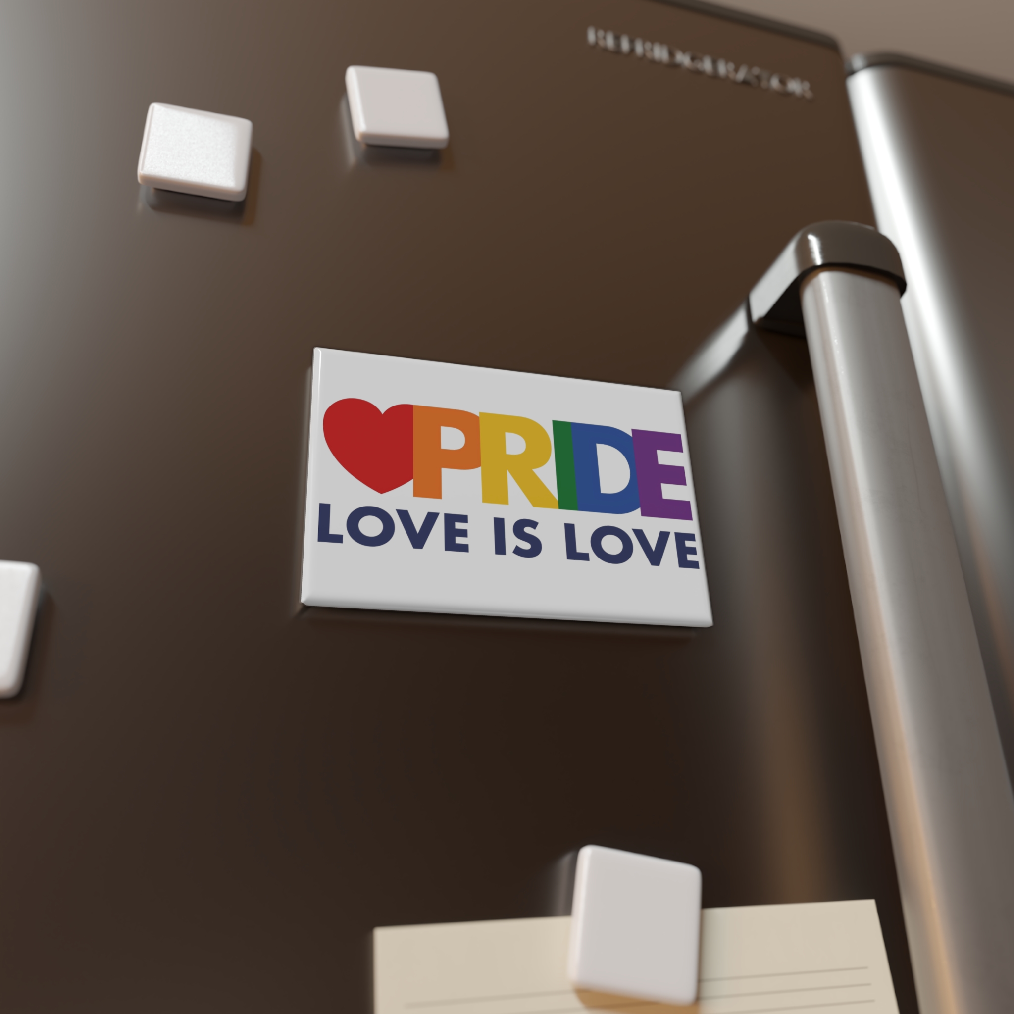 Lgbt Pride Month June 2026 Lesbian Gay Bisexual Transgender Lgbtq Flag Rainbow Love Vector (3) Button Magnet Rectangle 1 And 10 Pcs - Image 8