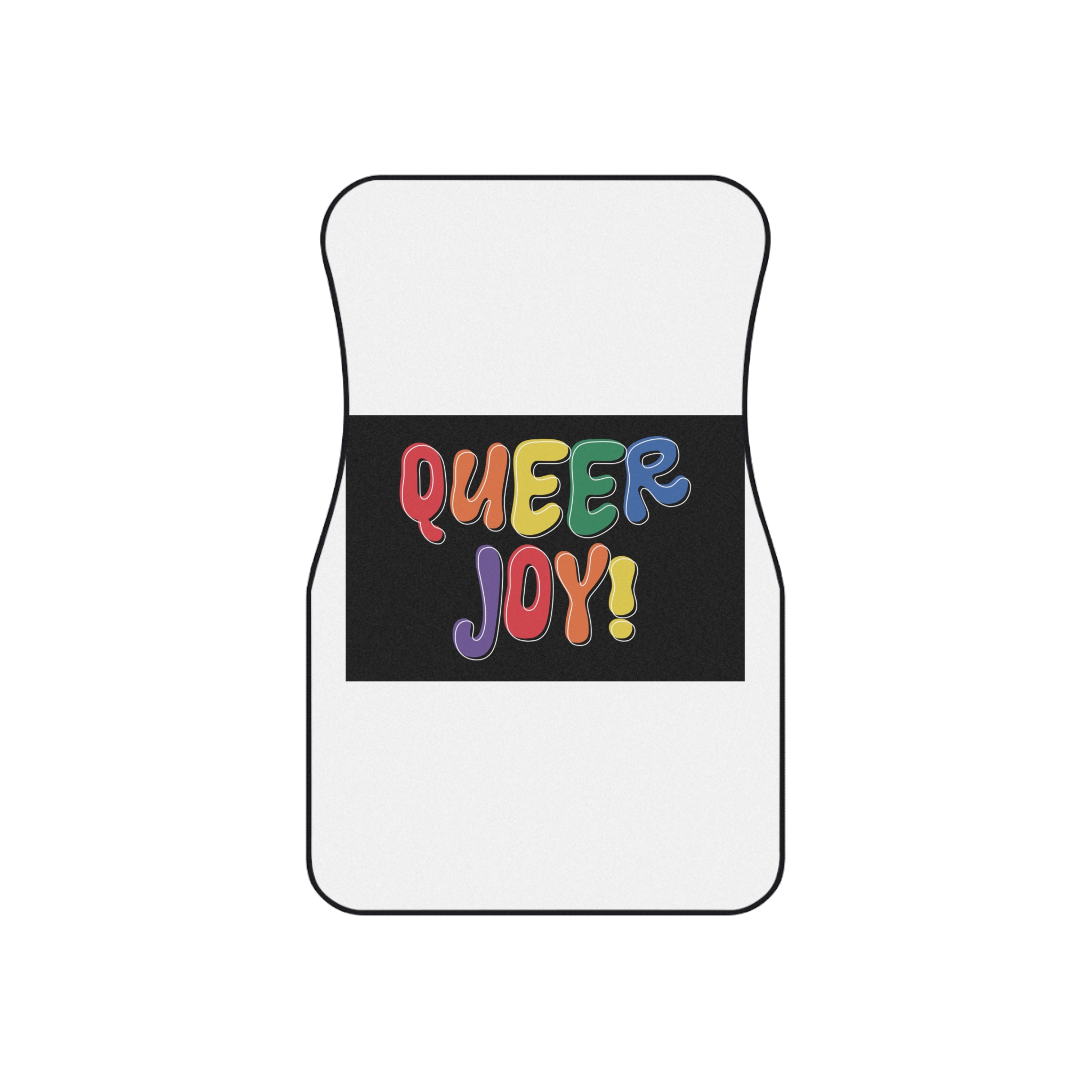 Queer Joy Colorful Celebration Lgbtq Pride Happiness Car Mats Set Of 4 - Image 2