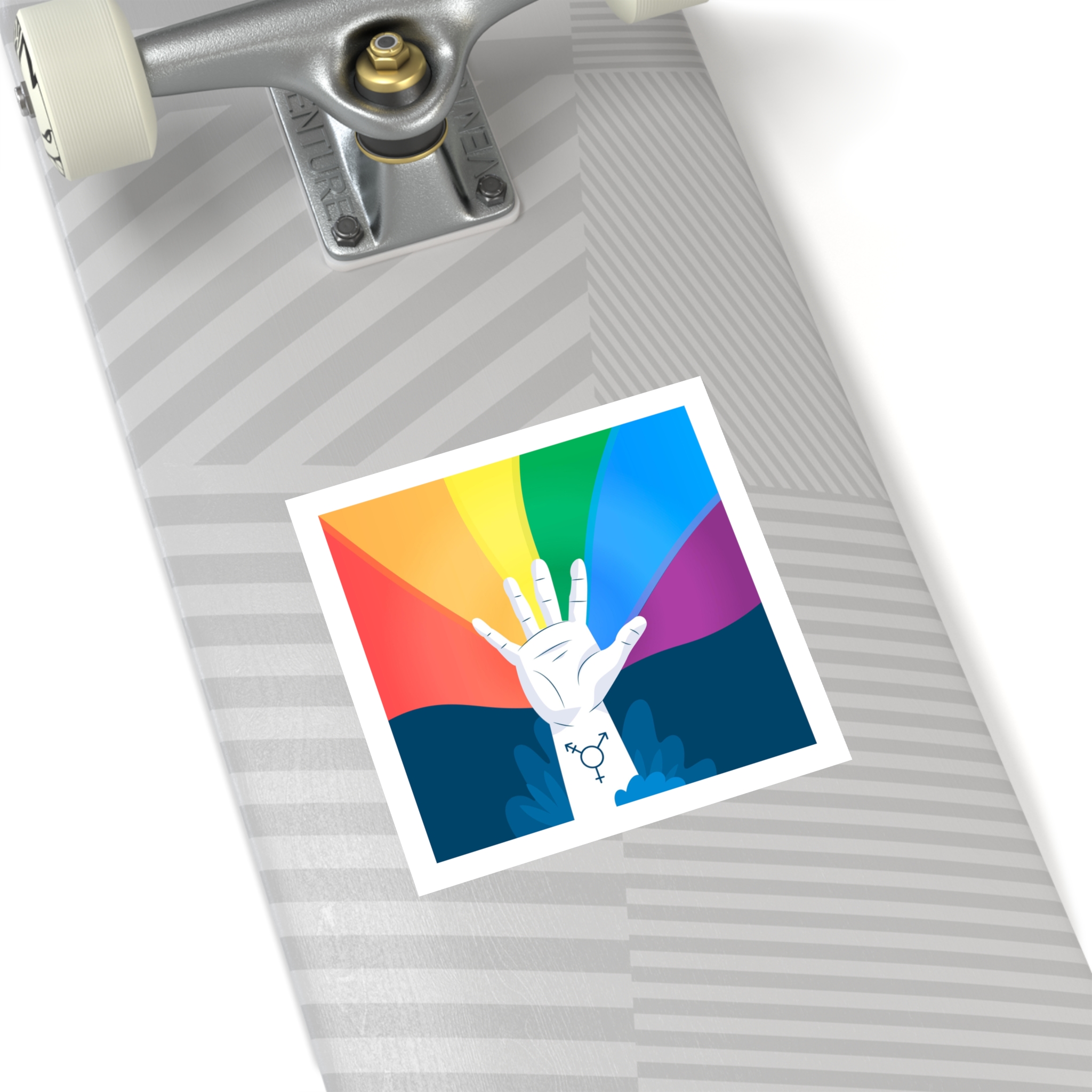 Pride Day Concept Laminate Stickers Square - Image 36