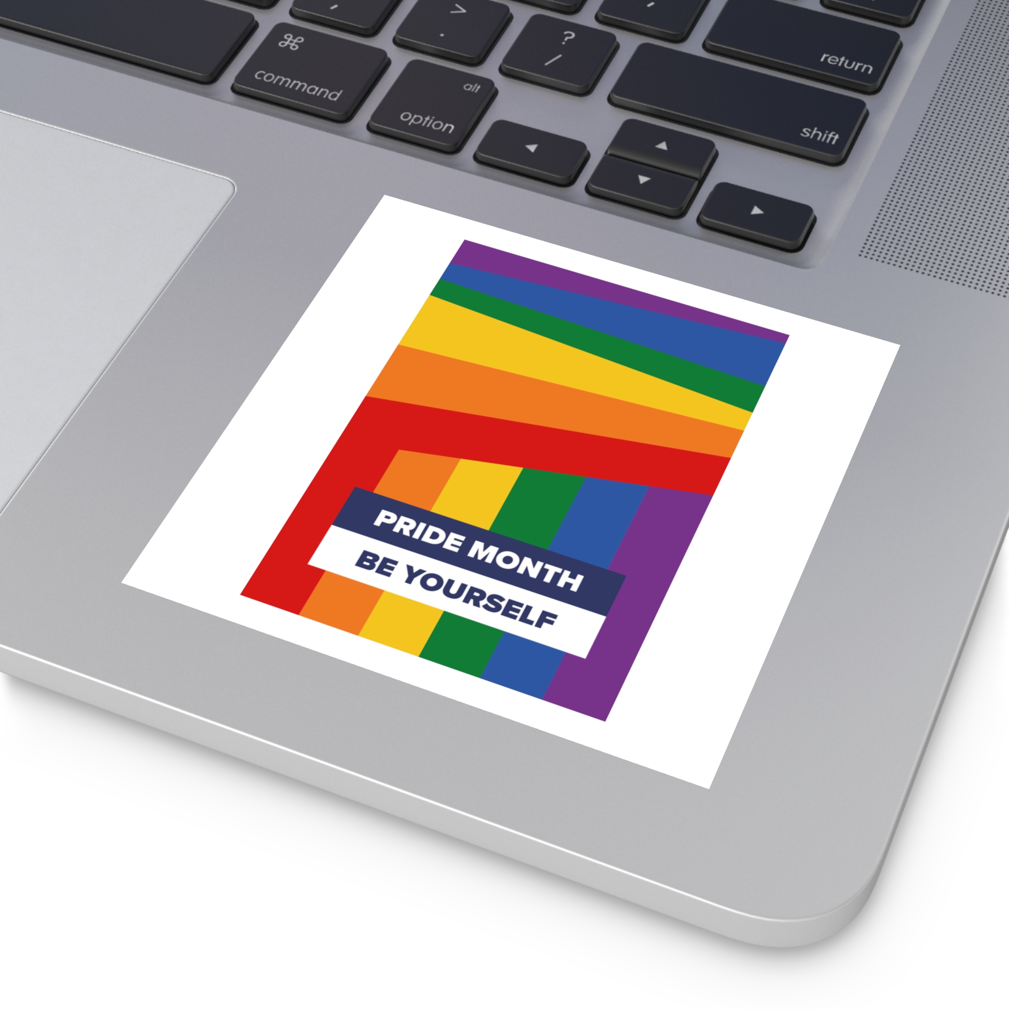 Lgbt Pride Month June Lesbian Gay Bisexual Transgender Lgbtq Flag Rainbow Vector(2)2 Laminate Stickers Square - Image 23