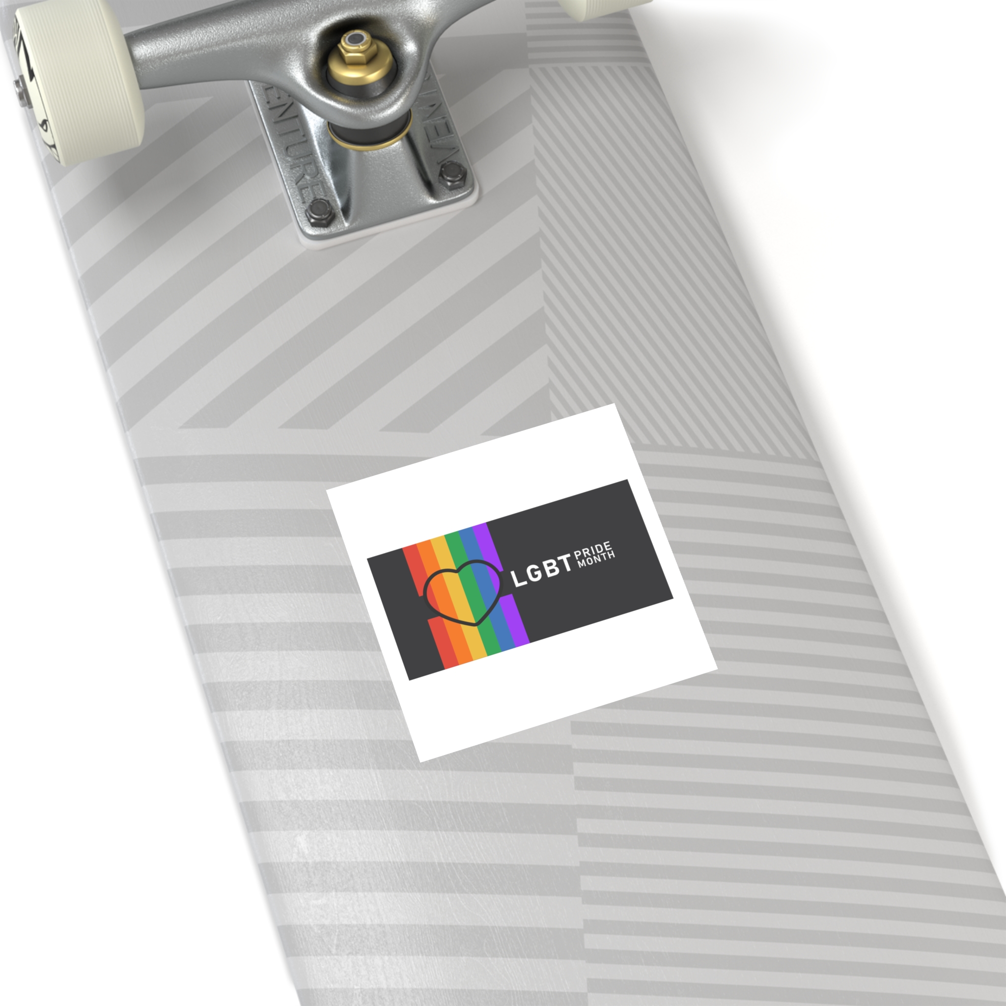Pride Day Lgbtq Bg Laminate Stickers Square - Image 28