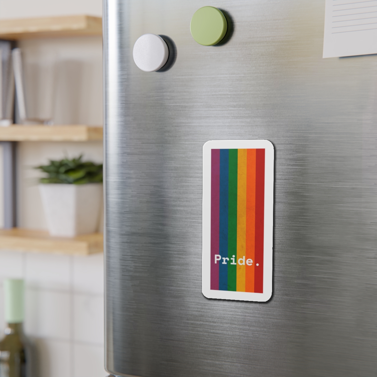 Poster With Rainbow Pride Concept Die Cut Magnets - Image 12