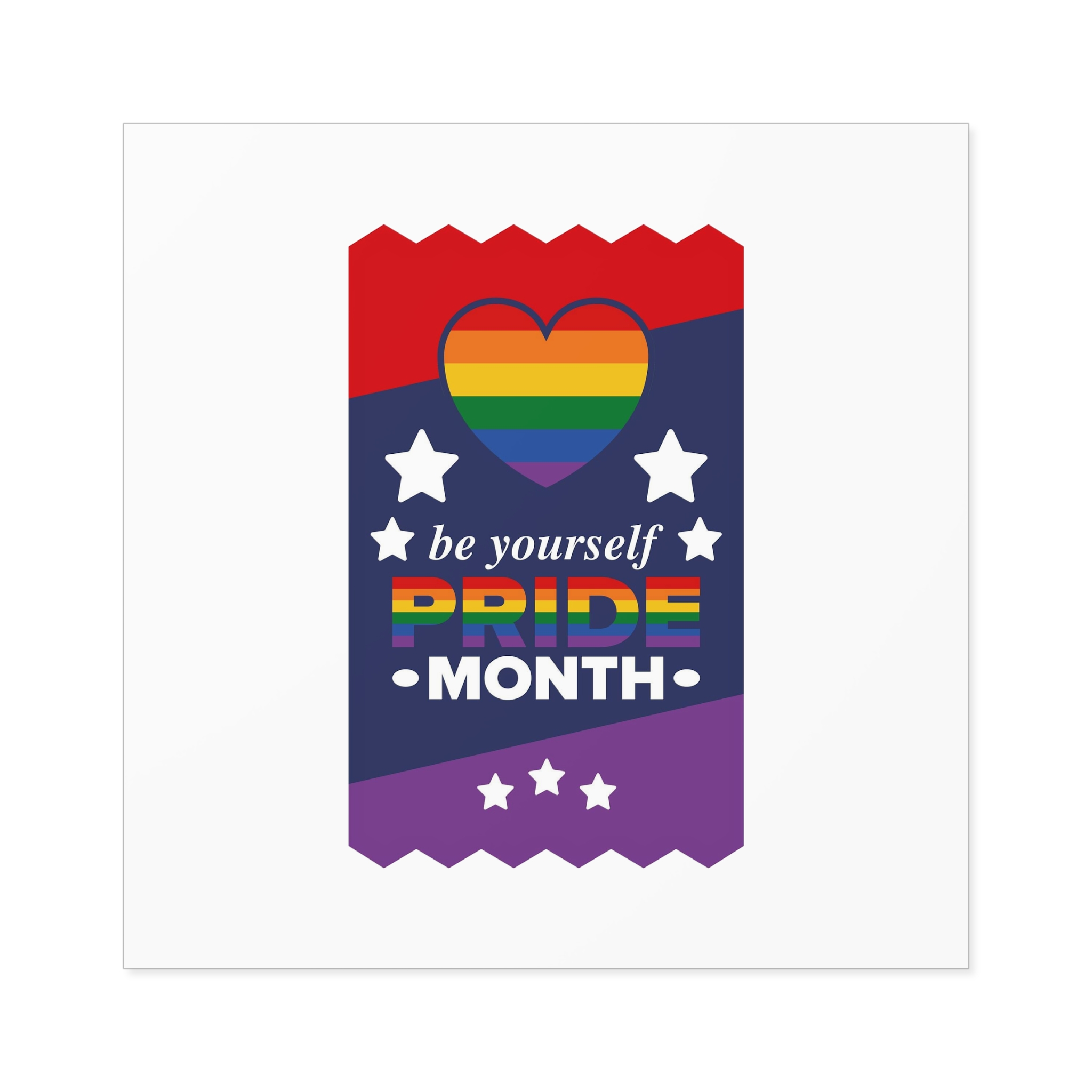 Lgbt Pride Month June Lesbian Gay Bisexual Transgender Love Lgbtq Flag Rainbow Vector Laminate Stickers Square - Image 53