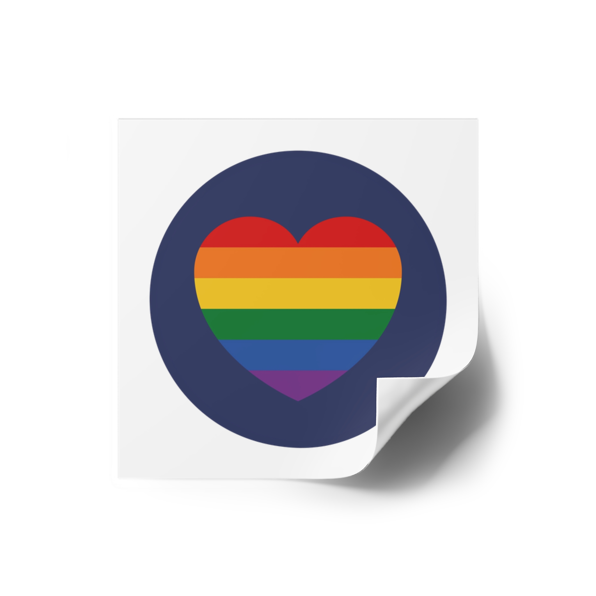Lgbt Pride Month June Lesbian Gay Bisexual Transgender Lgbtq Flag Rainbow Vector(5) Laminate Stickers Square - Image 2