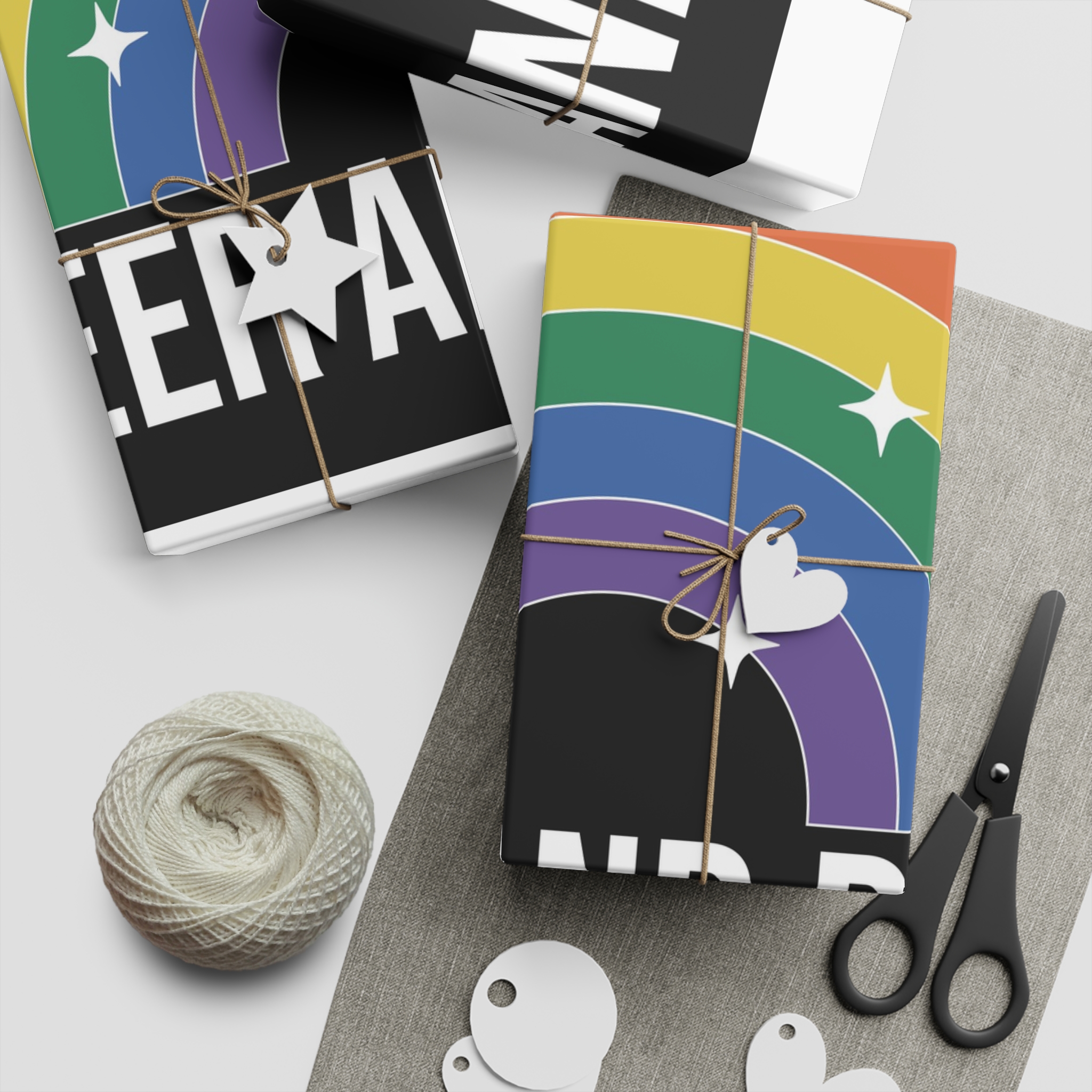 Pride Lgbtq Gay Typography Vector Tshirt Design(3) Gift Wrapping Paper Sheets 1pc - Image 5
