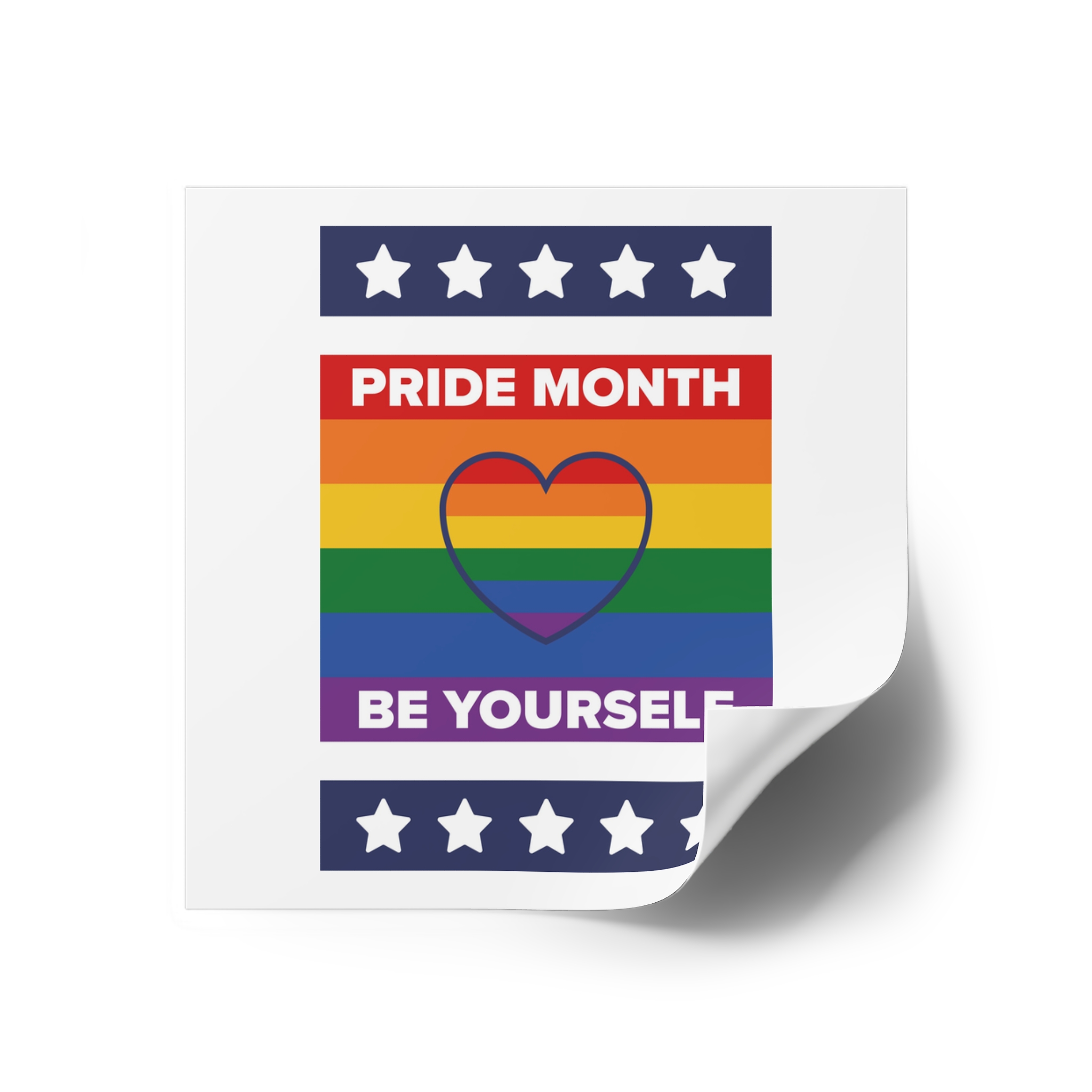 Lgbt Pride Month June Lesbian Gay Bisexual Transgender Lgbtq Flag Rainbow Vector(1) Laminate Stickers Square - Image 30