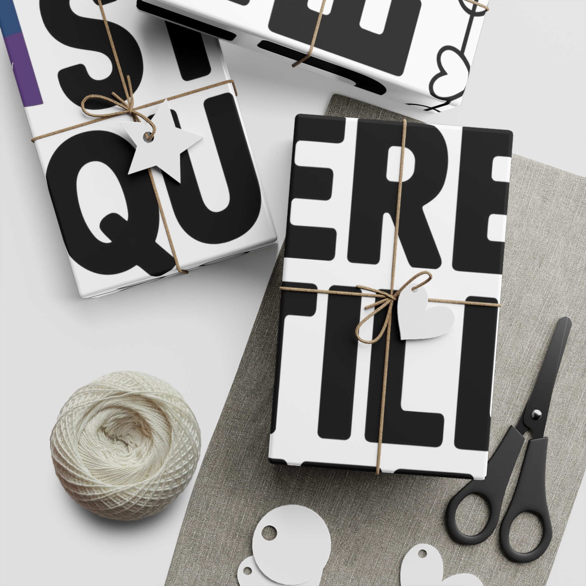 Still Here Still Queer T Shirt Design Isolated White Background 2 Gift Wrapping Paper Sheets 1pc - Image 5