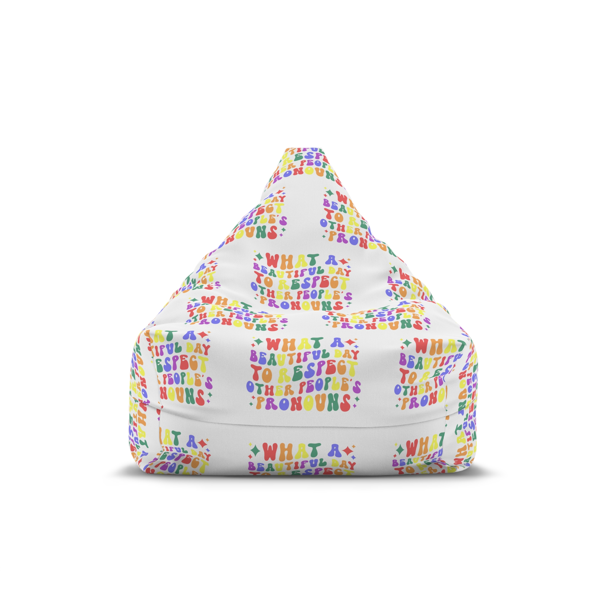 Pride Lgbt Gay Retro Tshirt Design(1) Bean Bag Chair Cover