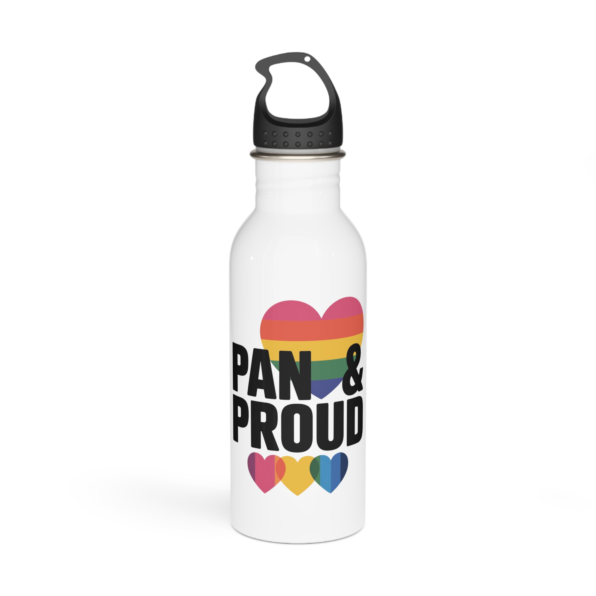 Pan Proud T Shirt Design Isolated White Background 2 Stainless Steel Water Bottle