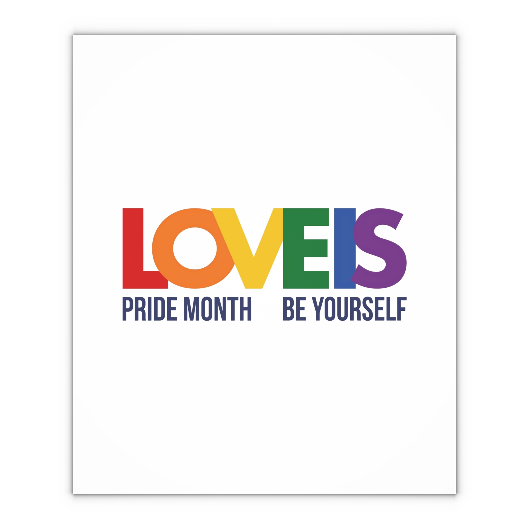 Lgbt Pride Month June 2026 Lesbian Gay Bisexual Transgender Lgbtq Flag Rainbow Love Vector Gift Wrapping Paper Sheets 1pc - Image 4