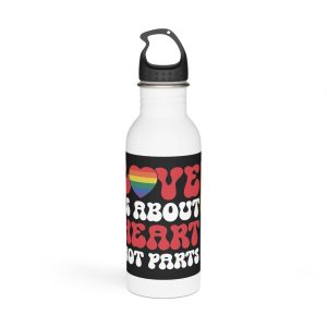 Colorful Rainbow Is About Love Made Parts Stainless Steel Water Bottle