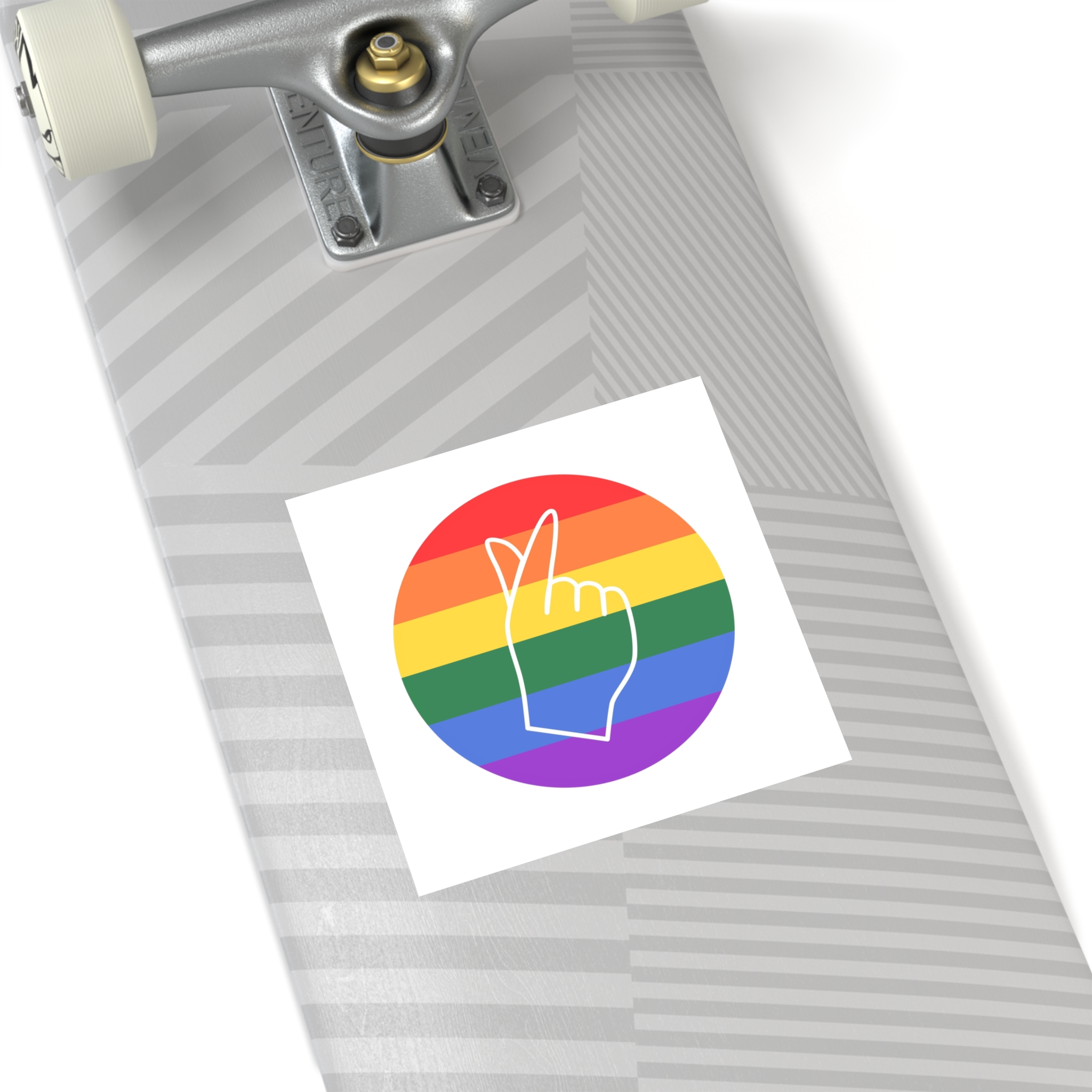 Lgbtq Diversity Rainbow Pride Concept Vector Isolated Illustration Laminate Stickers Square - Image 44