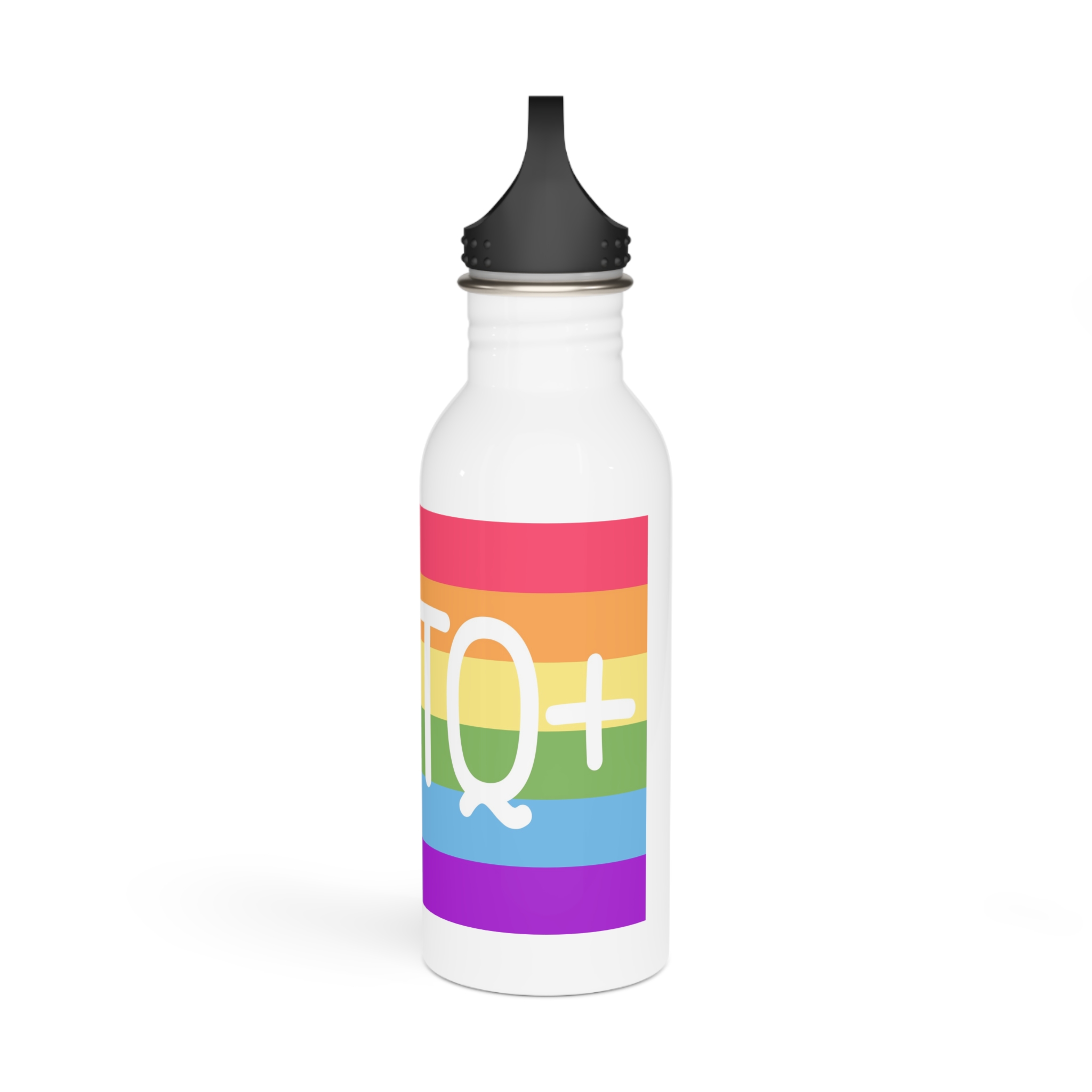 Pride Concept Background Lgbtq Pride Stainless Steel Water Bottle - Image 4