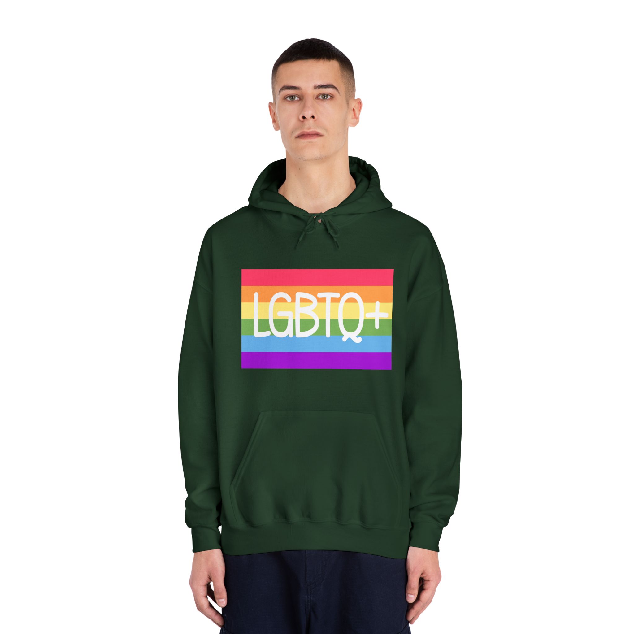 Pride Concept Background Lgbtq Pride Unisex Dryblend Hooded Sweatshirt - Image 23