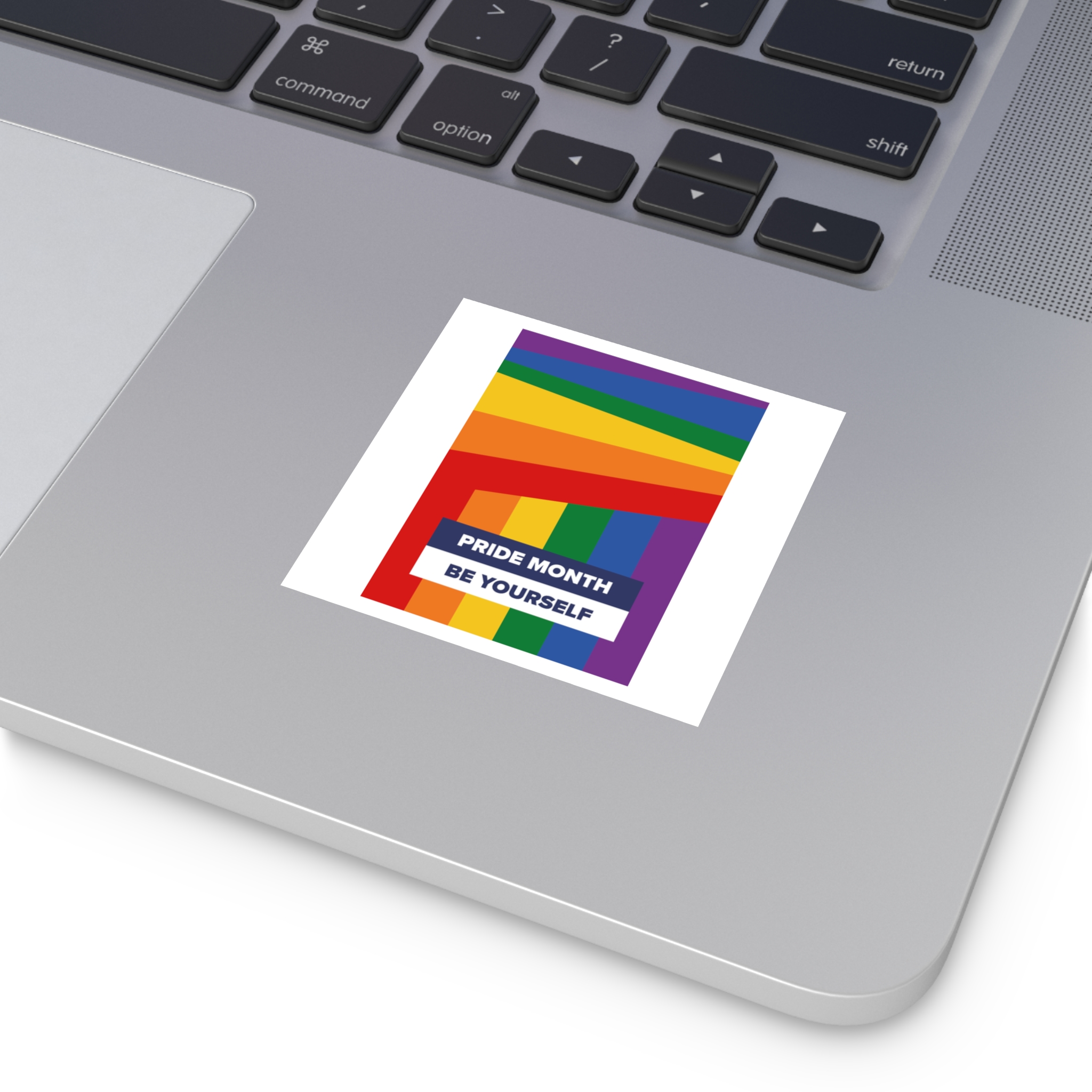 Lgbt Pride Month June Lesbian Gay Bisexual Transgender Lgbtq Flag Rainbow Vector(2)2 Laminate Stickers Square - Image 67
