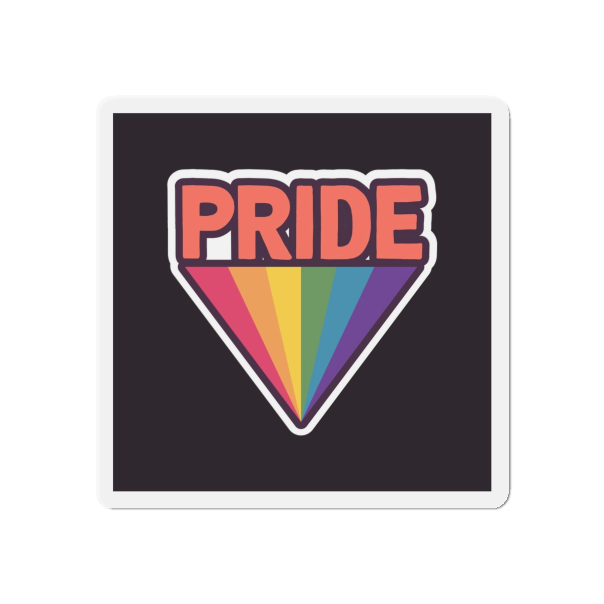 Pride With Rainbow Die Cut Magnets - Image 4