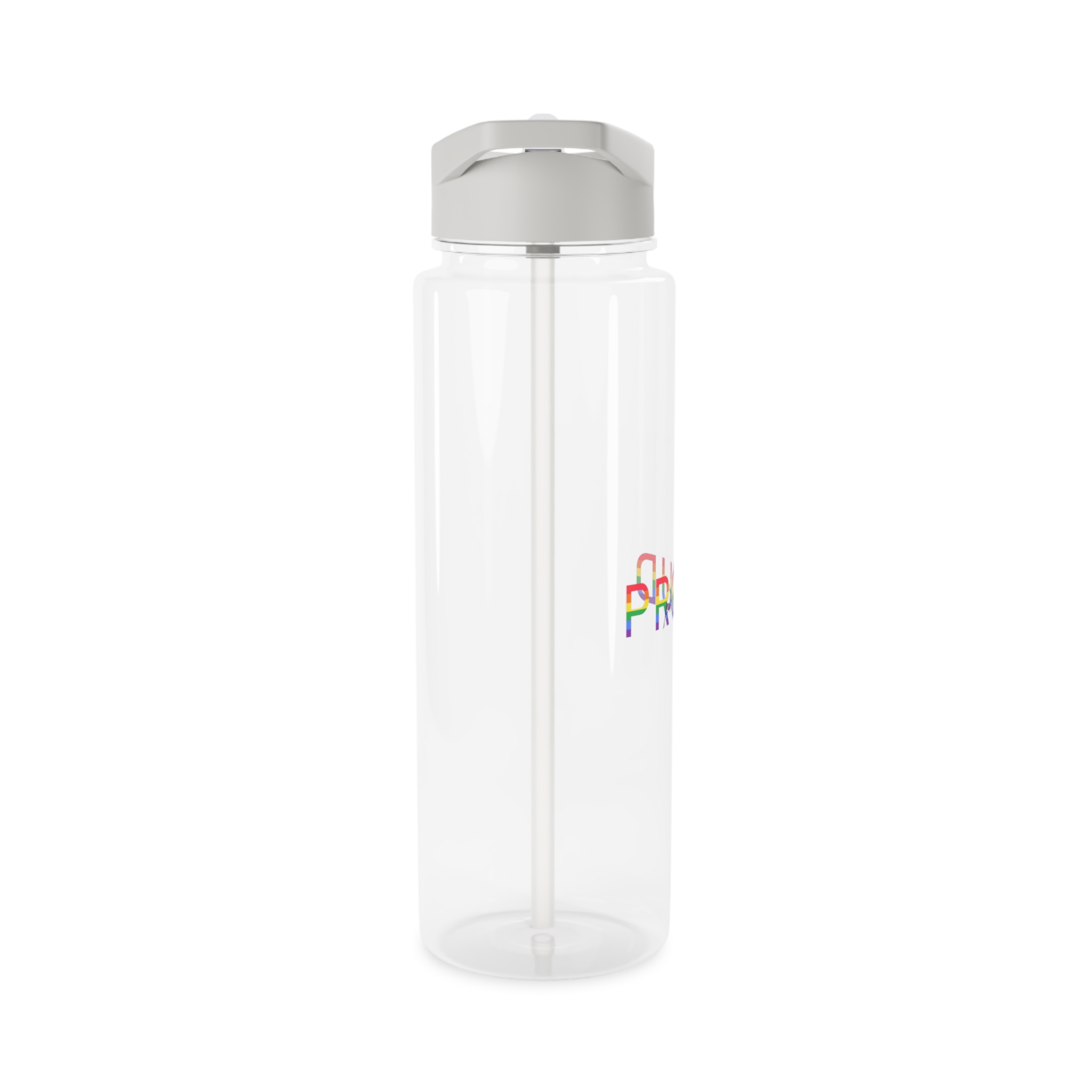 Proud Parent Letering Rainbow Colors Lgbt Flag Lgbt Parents Community Support Tritan Water Bottle - Image 8