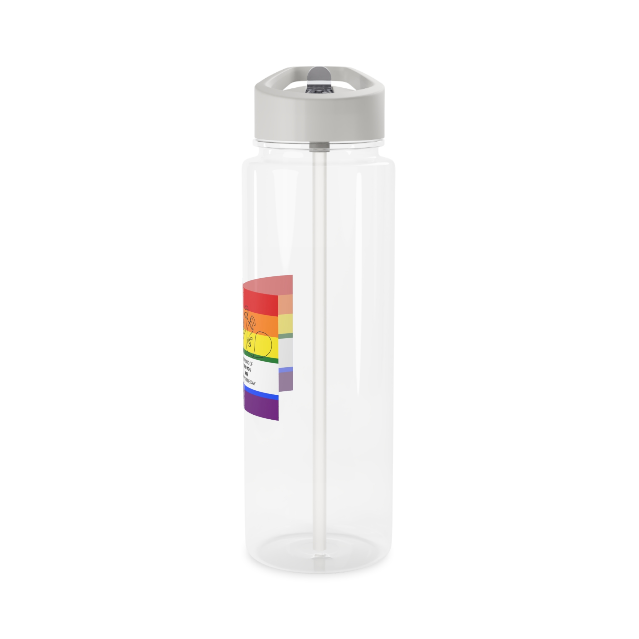 Lgbtq Pride Month Celebration Banner Poster Card Design Vector Illustration Tritan Water Bottle - Image 7