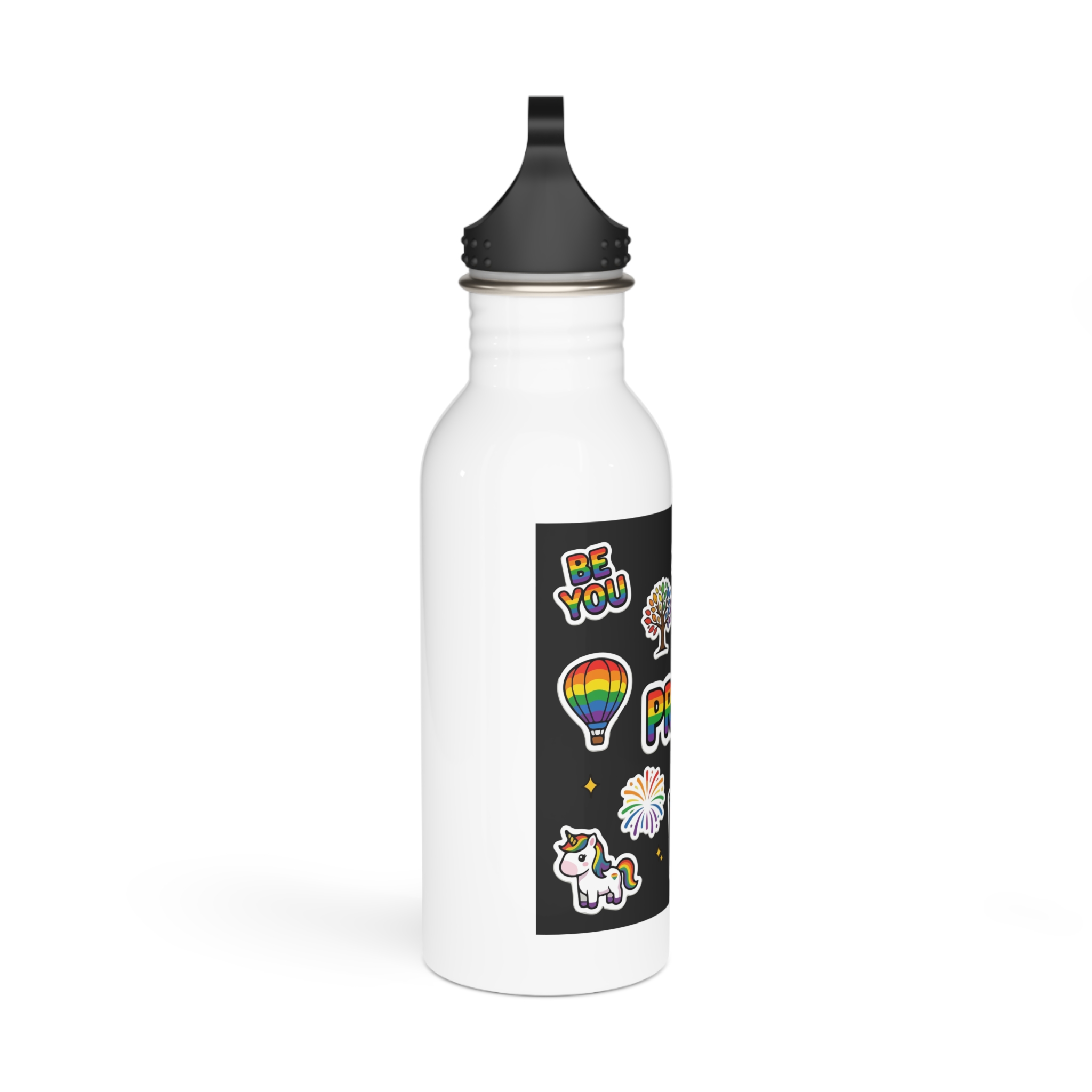 Lesbian Pride Design 20D8BE Stainless Steel Water Bottle - Image 2