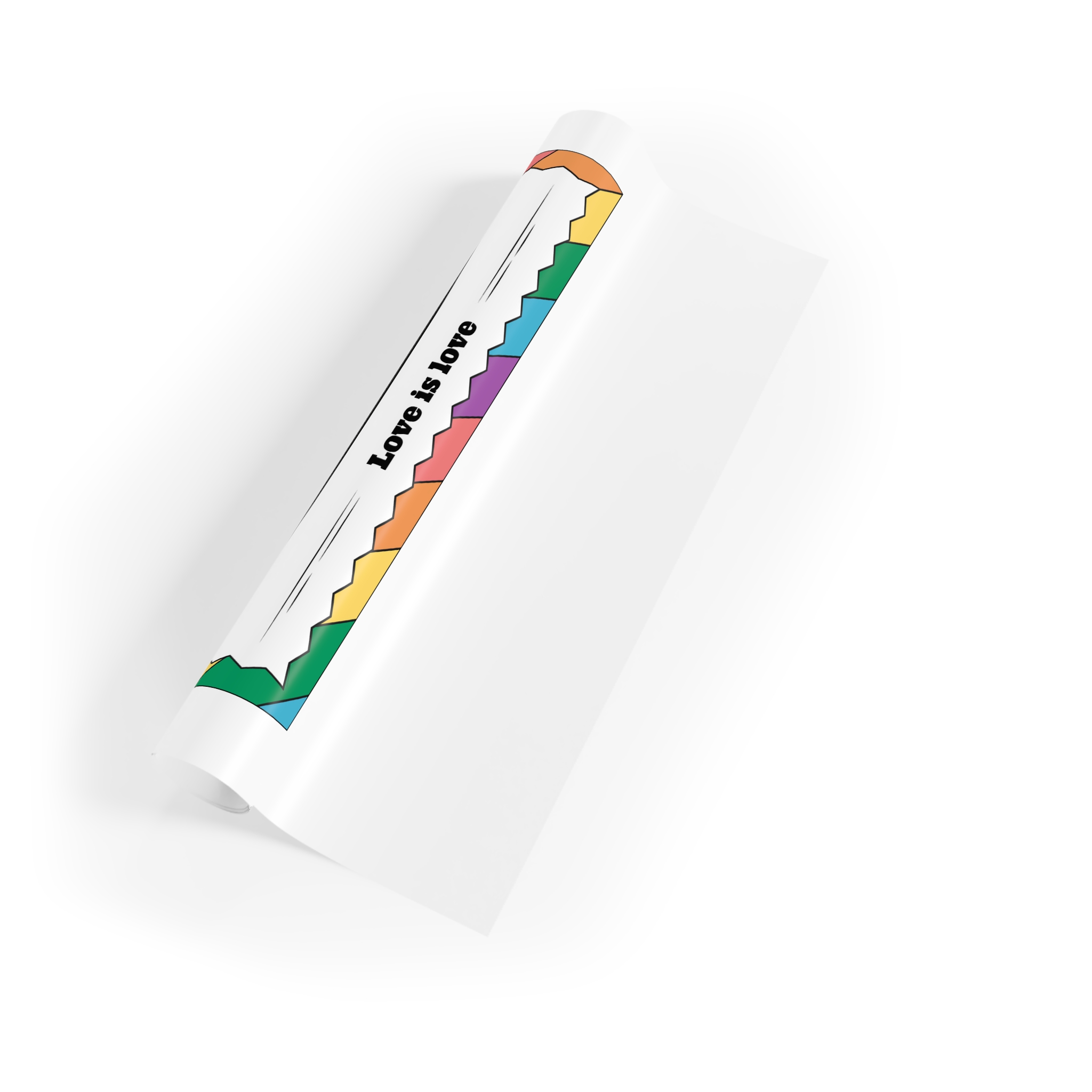 Hand Drawn Illustration Pride Month Celebration(4) Gift Wrapping Paper Rolls 1pc - Image 3