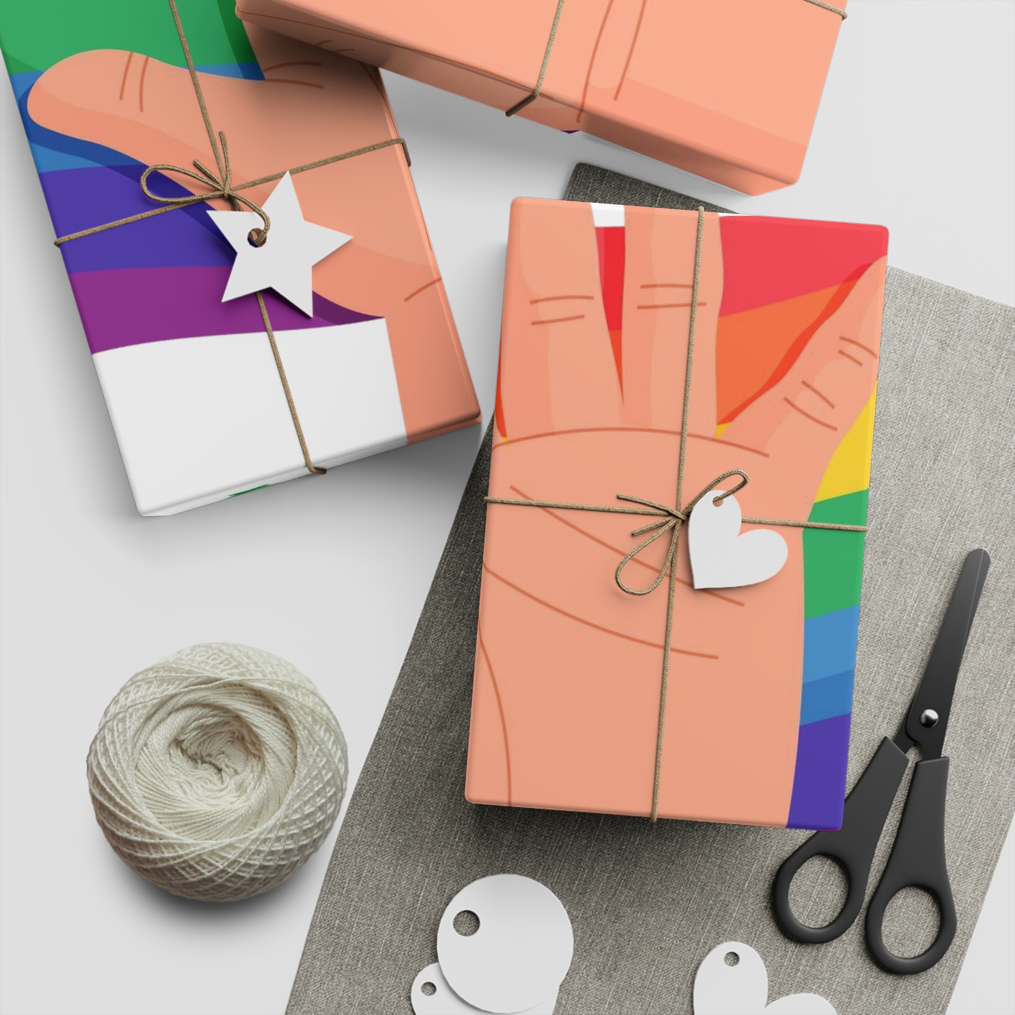 Stop Homophobia Gift Wrapping Paper Sheets 1pc - Image 5