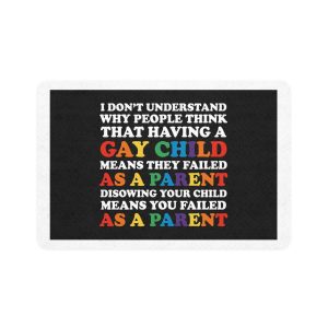 Pride Gay Lgbt Rainbow Tshirt Design(1) Pet Food Mat 12x18