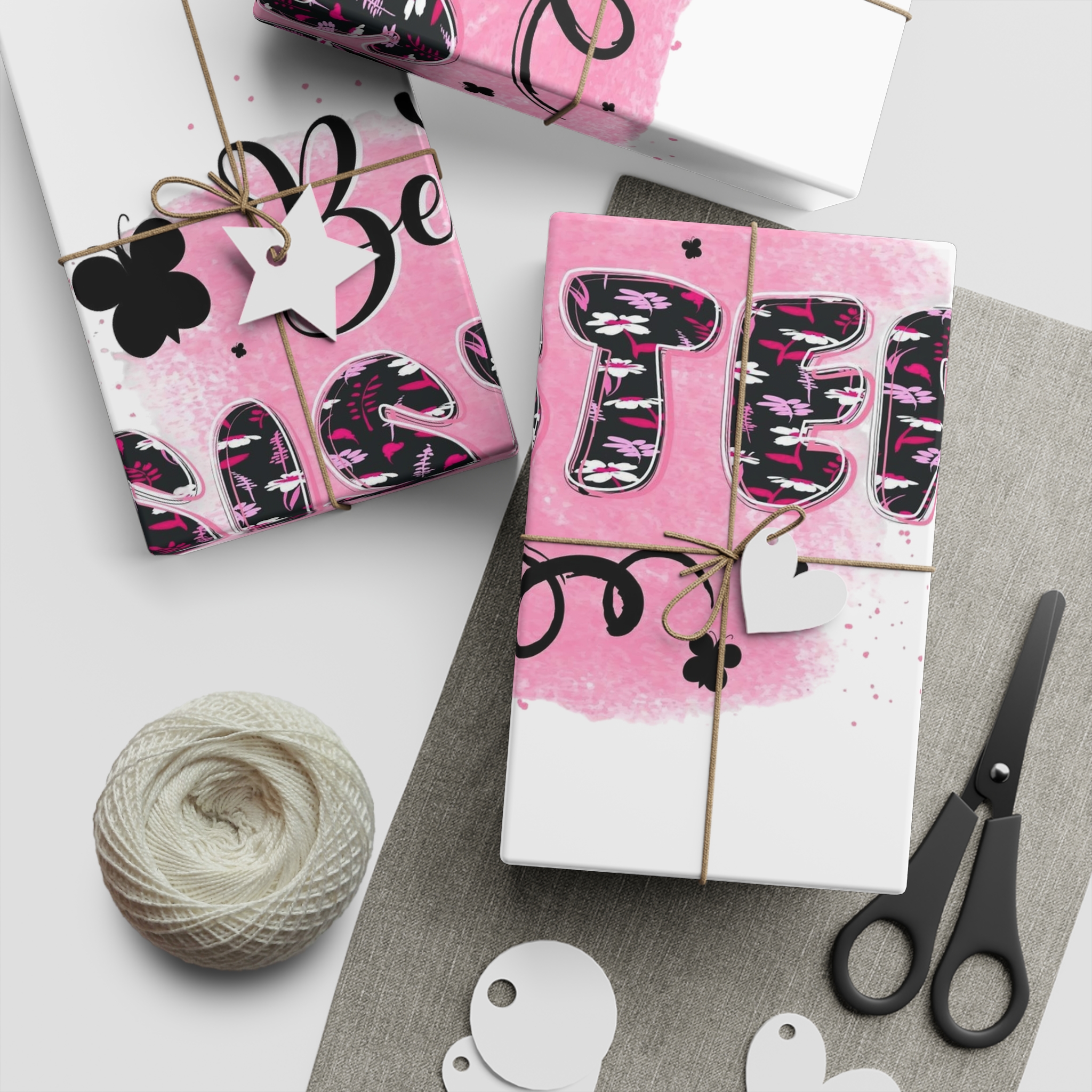 Best Sister Sublimation Tshirt Design Sister Tshirt Design Gift Wrapping Paper Sheets 1pc - Image 2
