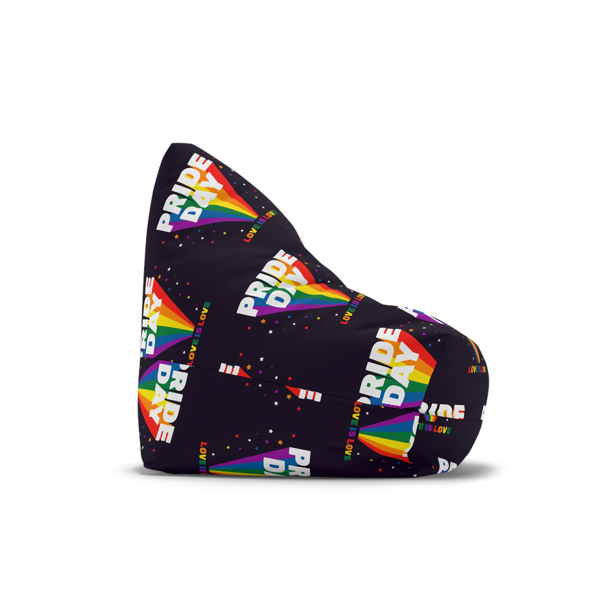 Colorful Pride Day Celebration Concept Bean Bag Chair Cover - Image 3