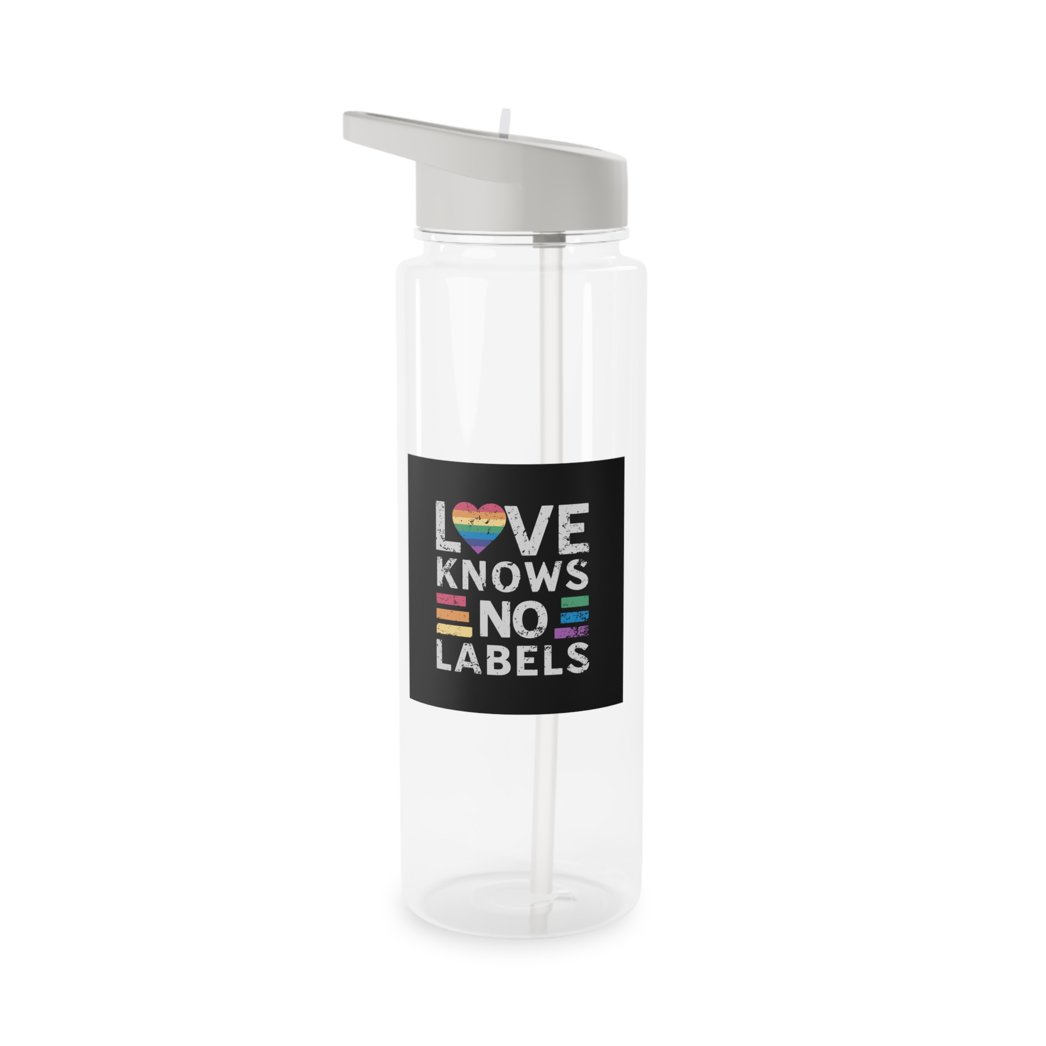 Love Knows No Labels Happy Pride Month Tritan Water Bottle - Image 5