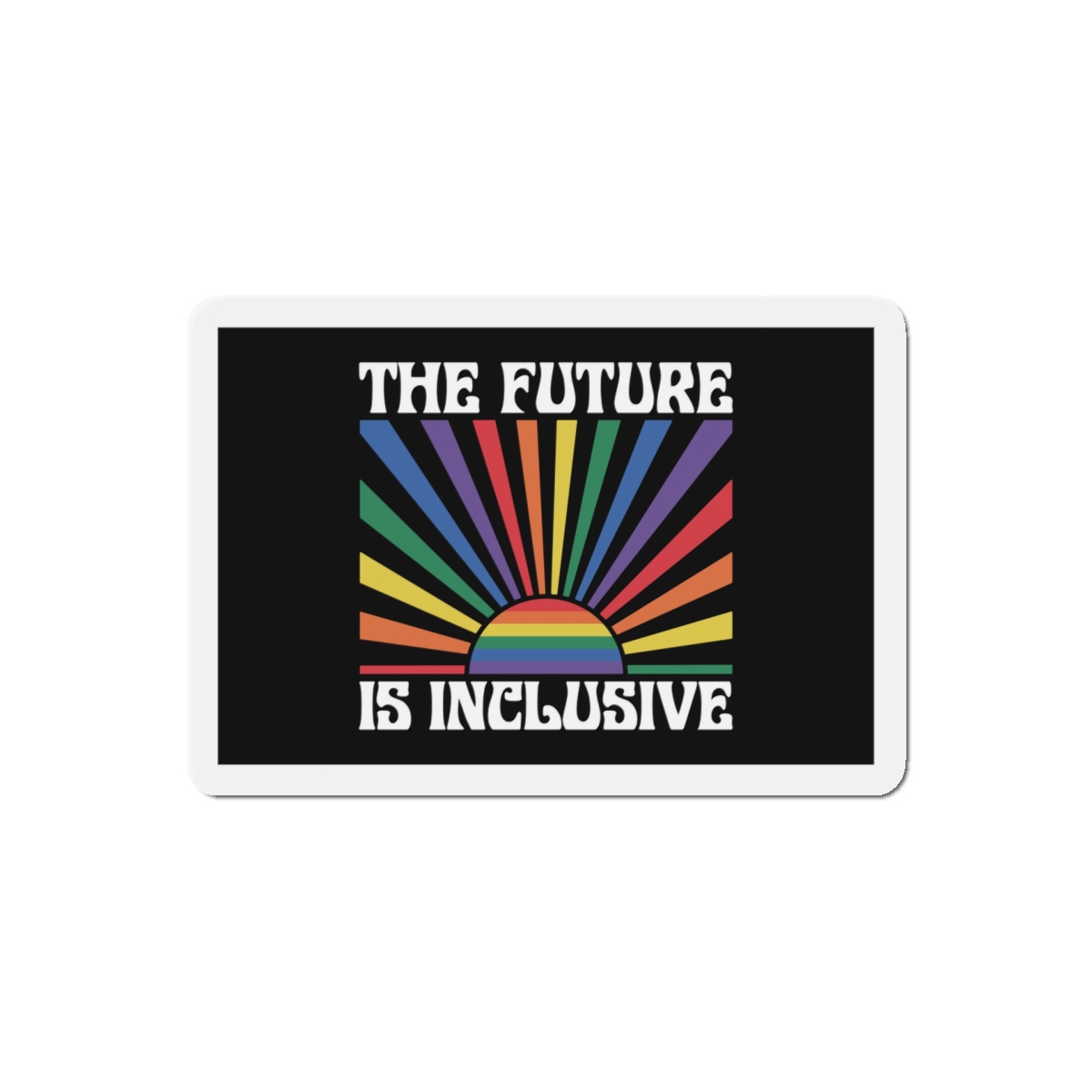 Pride Lgbtq Gay Typography Vector Tshirt Design Die Cut Magnets - Image 10