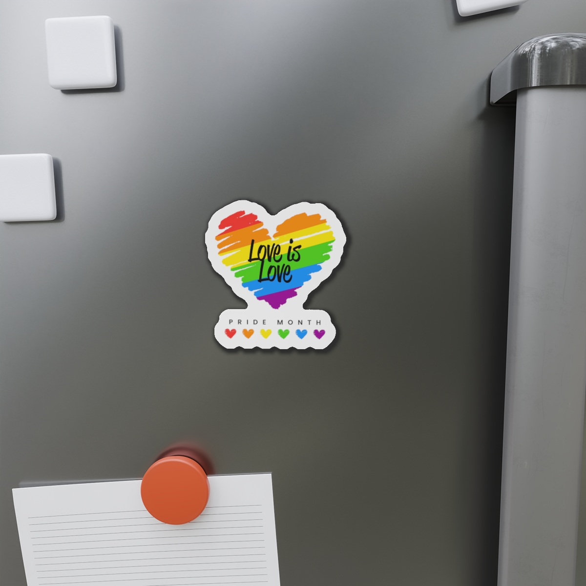 Beautiful Pride Day Flag Concept Die Cut Magnets - Image 8