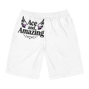 Ace Amazing T Shirt Design Isolated White Background 2 Mens Board Shorts Aop