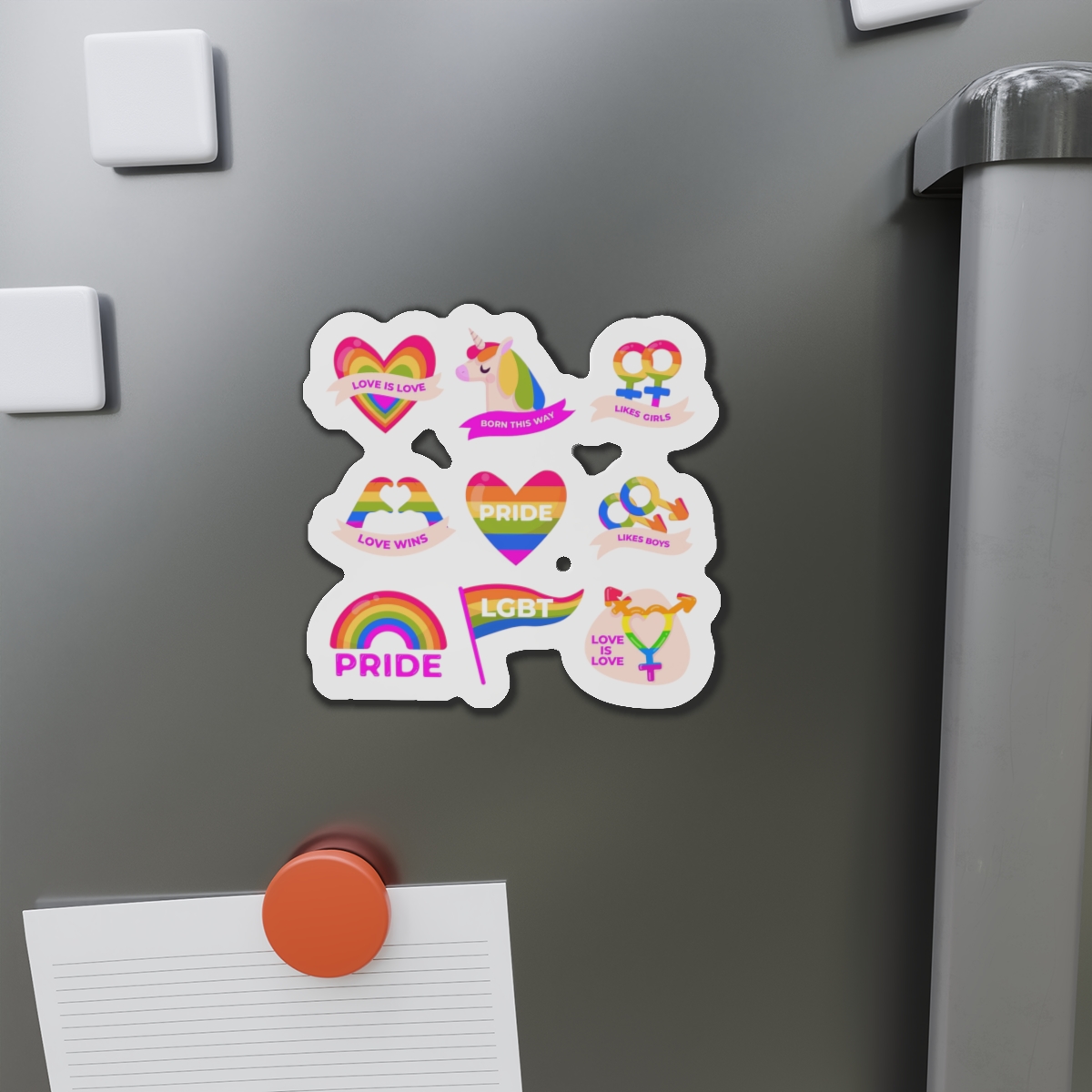 Pride Day Labels Set Die Cut Magnets - Image 11