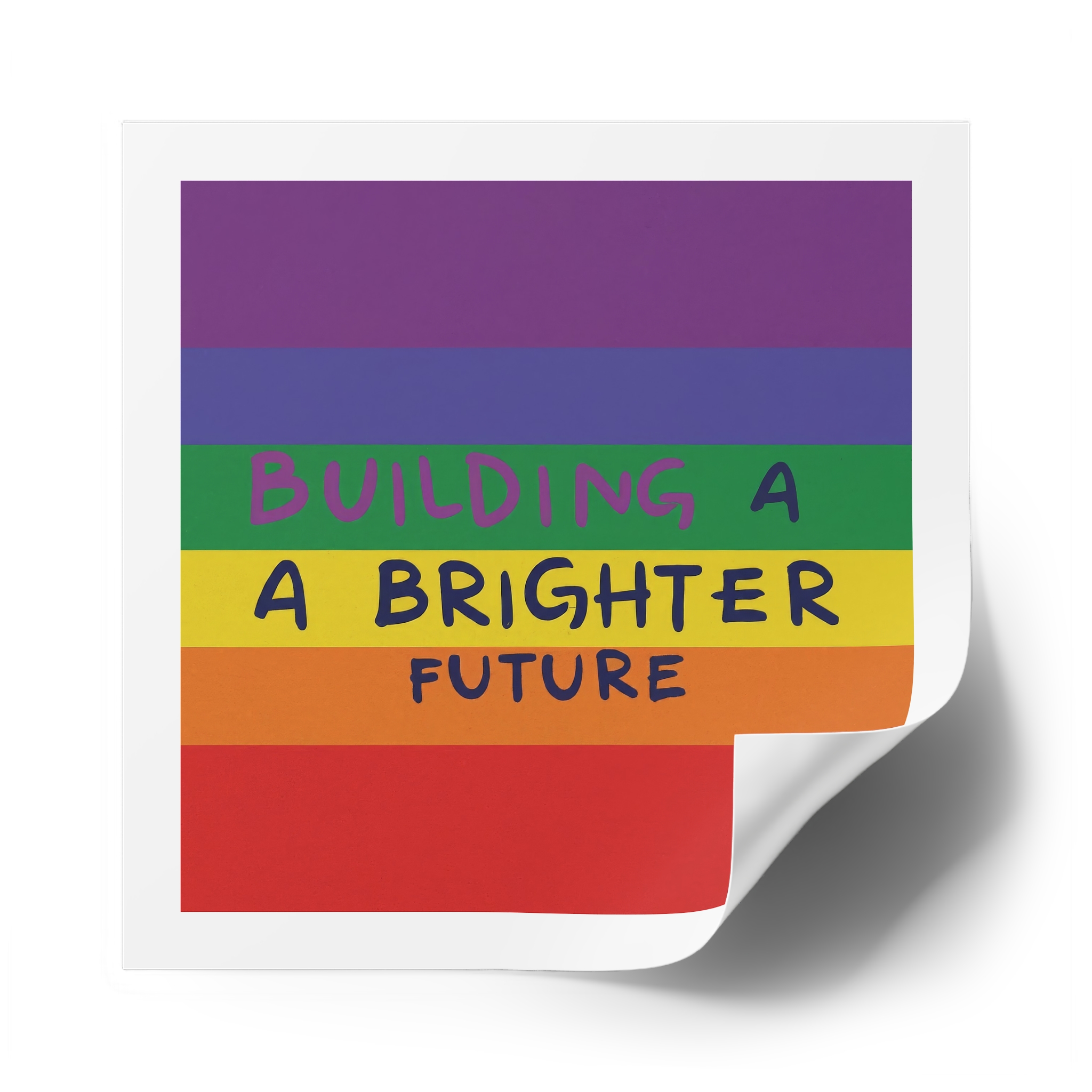 Rainbow Lgbt Flag Vector Illustration Pride Month Rainbow Lgbt Flag Vector Illustration Pri Laminate Stickers Square - Image 62