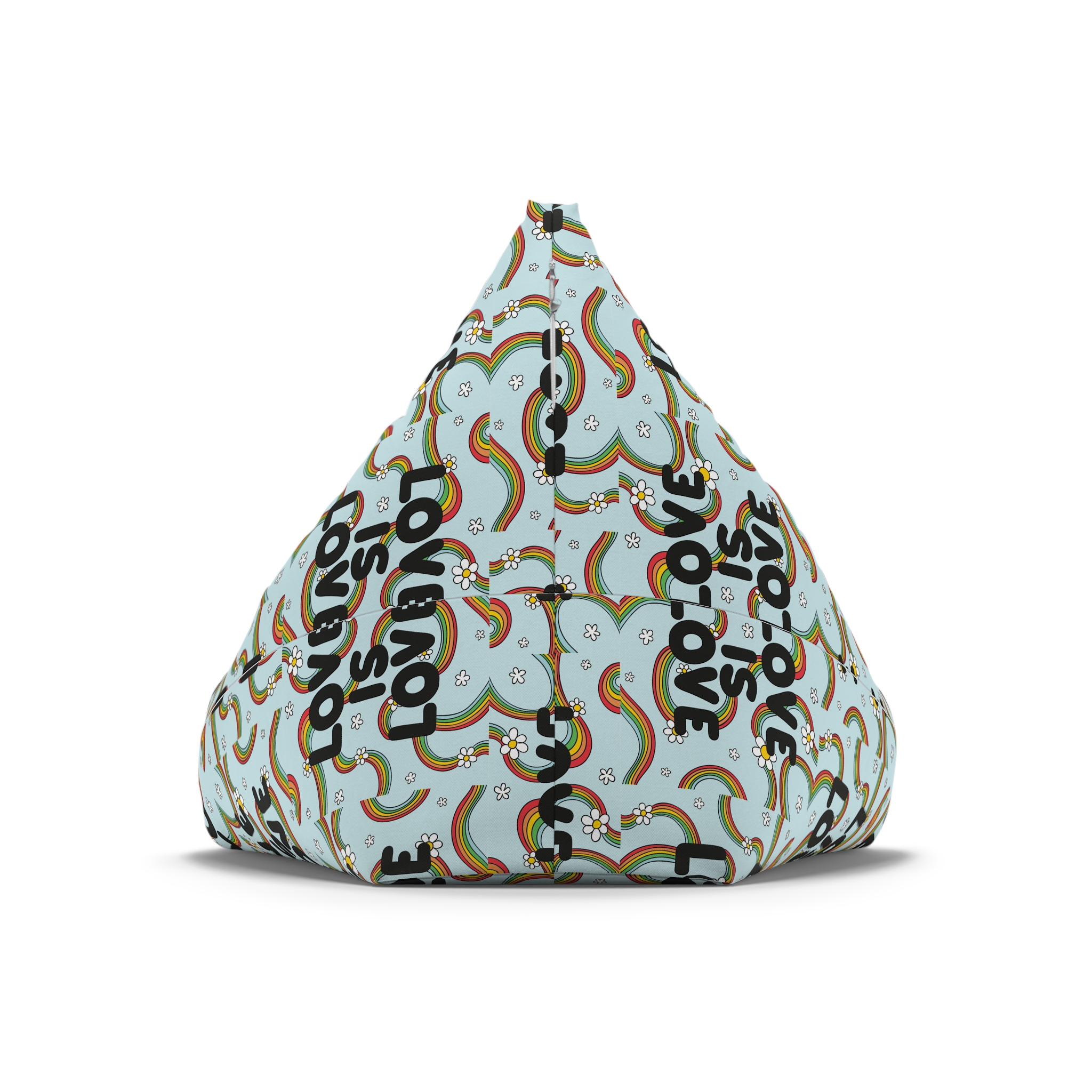 Pride Day Lettering Concept Bean Bag Chair Cover - Image 6