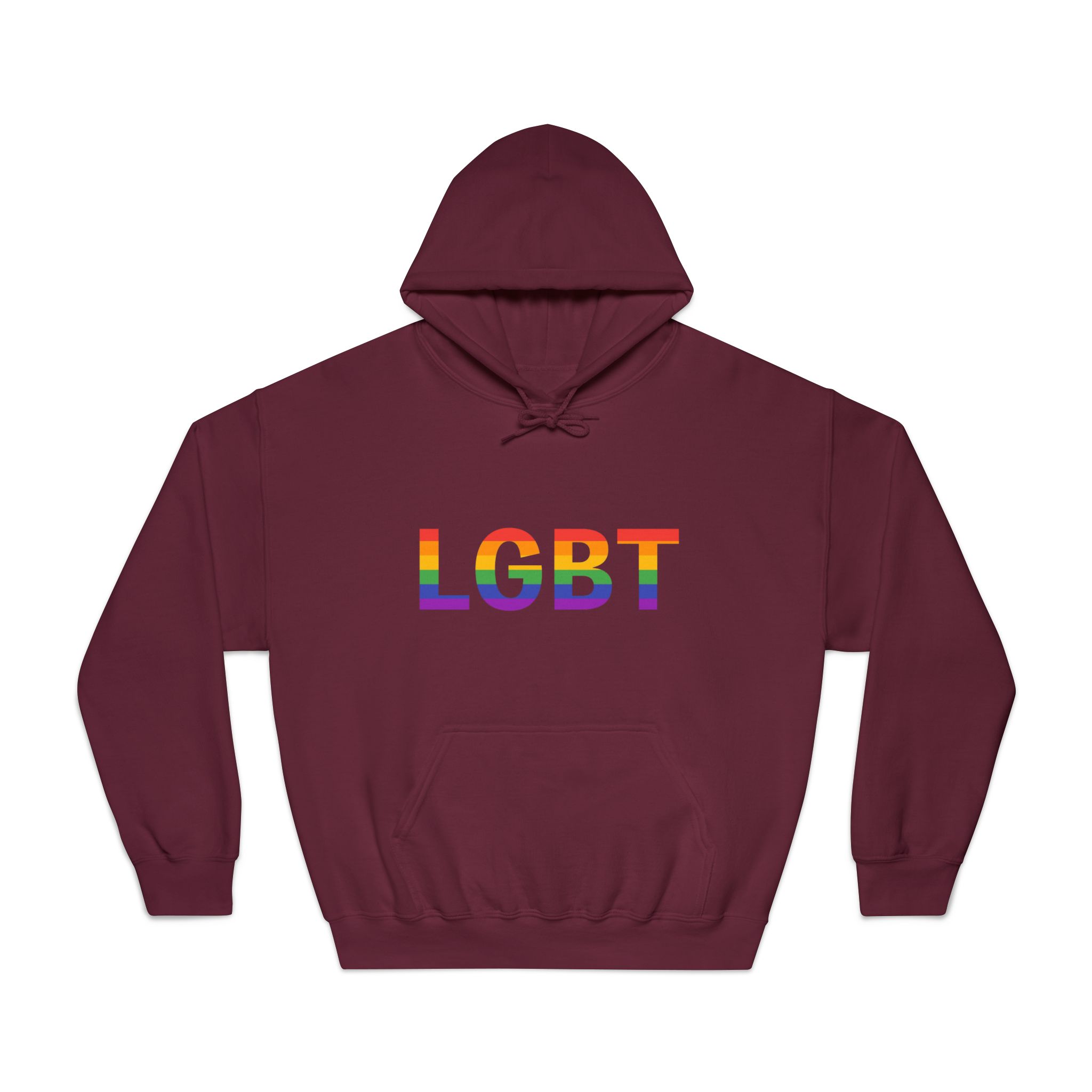 Lgbt Rainbow Colors Lgbt Logo Unisex Dryblend Hooded Sweatshirt - Image 17