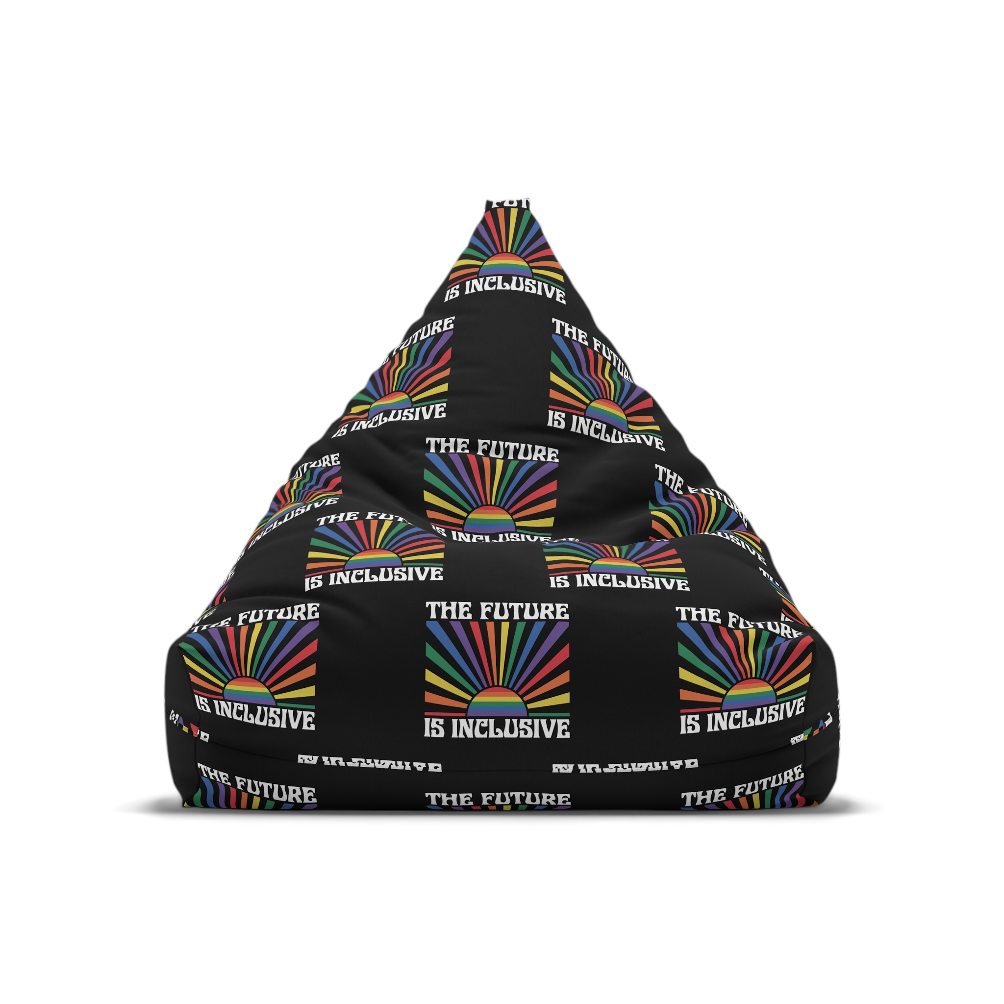 Pride Lgbtq Gay Typography Vector Tshirt Design Bean Bag Chair Cover - Image 5