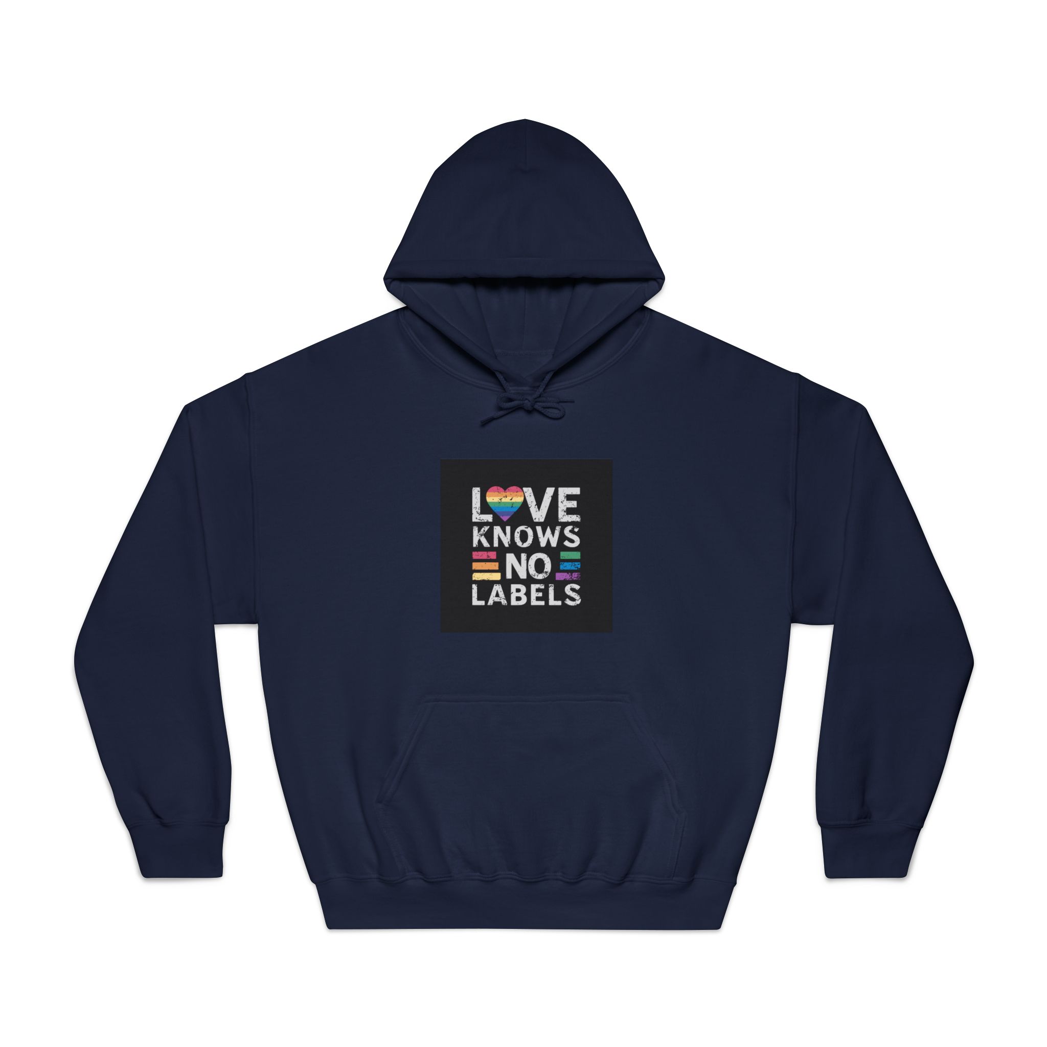Love Knows No Labels Happy Pride Month Unisex Dryblend Hooded Sweatshirt - Image 29