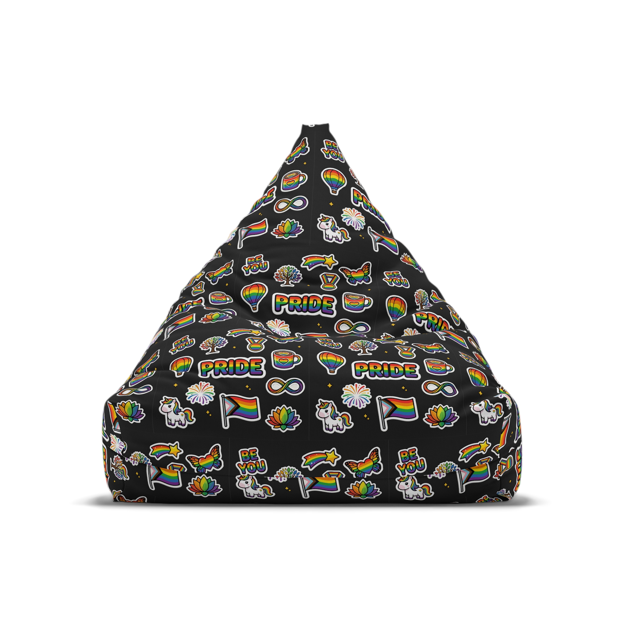 Lesbian Pride Design 20D8BE Bean Bag Chair Cover - Image 5