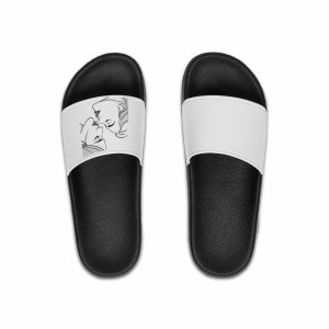 Perfect Lip Set Open Close Smooches Mens Slide Sandals