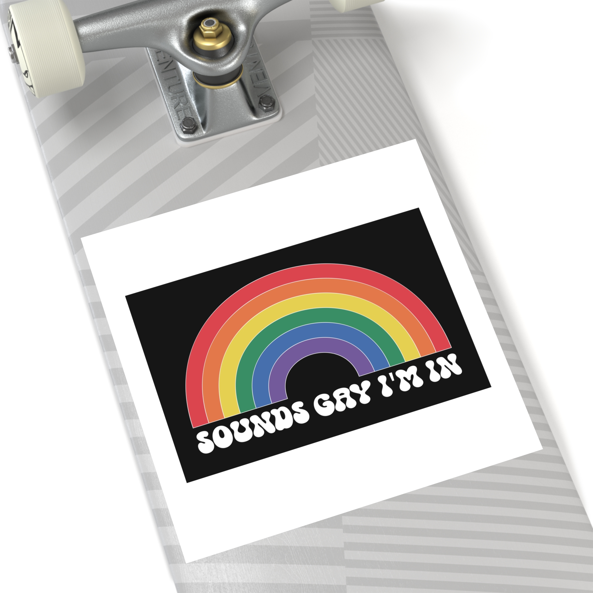 Pride Lgbtq Gay Typography Vector Tshirt Design(7) Laminate Stickers Square - Image 52