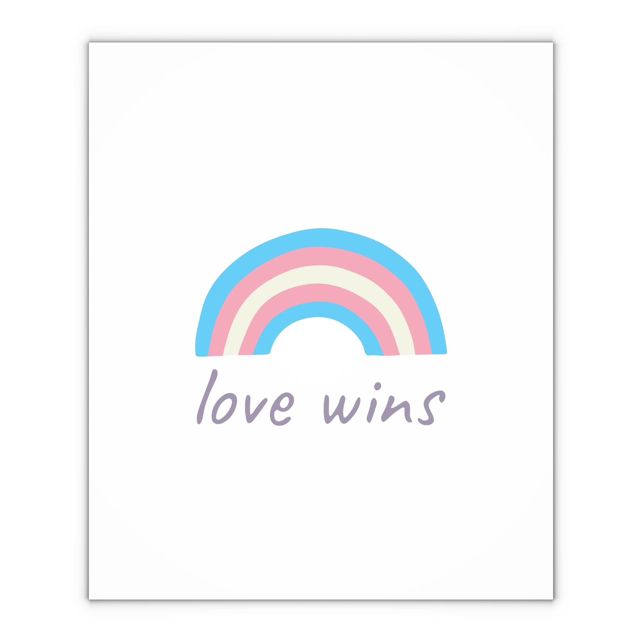 Colorful Rainbow Shape Transgender Pride Flag Happy Pride Day Lgbtqia Community Pride Month Vector Hand Drawn Doodle Posters Stickers Logo Cards Gift Wrapping Paper Sheets 1pc - Image 4