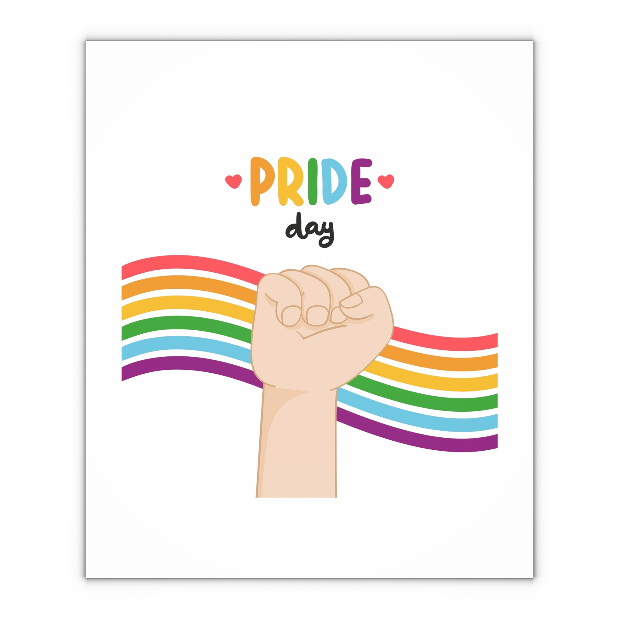 Pride Day Concept (2) Gift Wrapping Paper Sheets 1pc - Image 4